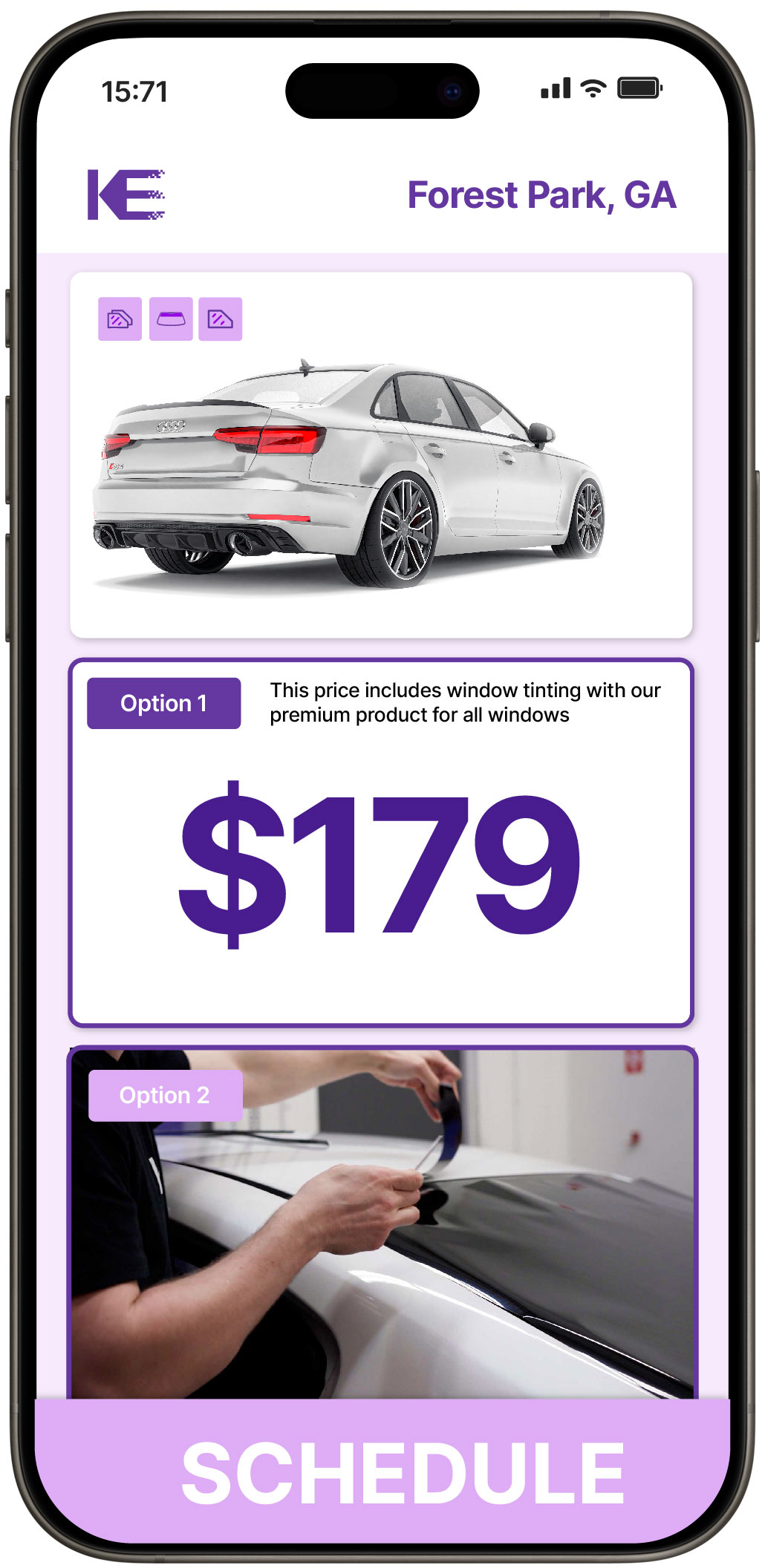 View Affordable Car Window Tinting Prices in Forest Park, Georgia