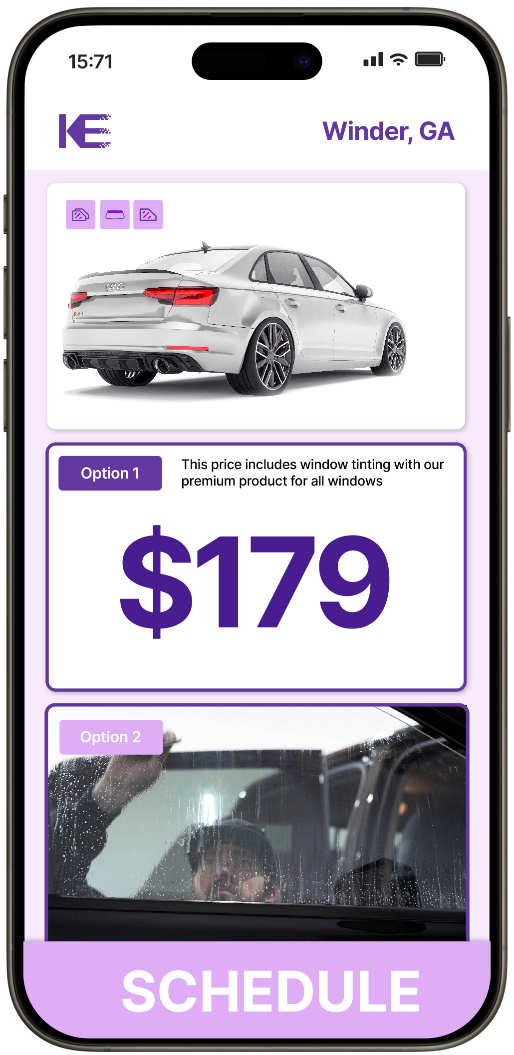 View Reasonable Car Window Tinting Rates in Winder, Georgia