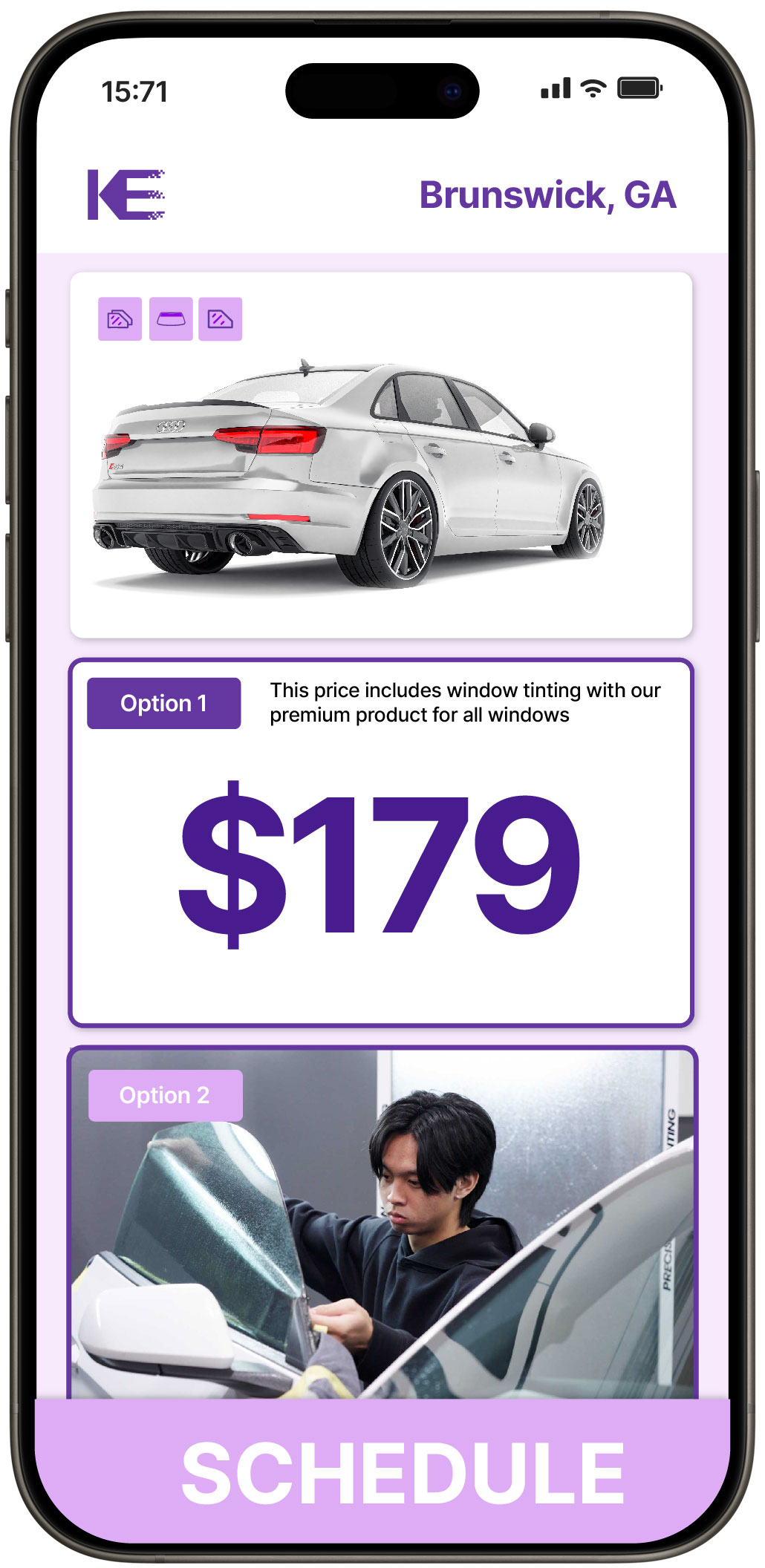 View Affordable Car Window Tinting Costs in Brunswick, Georgia