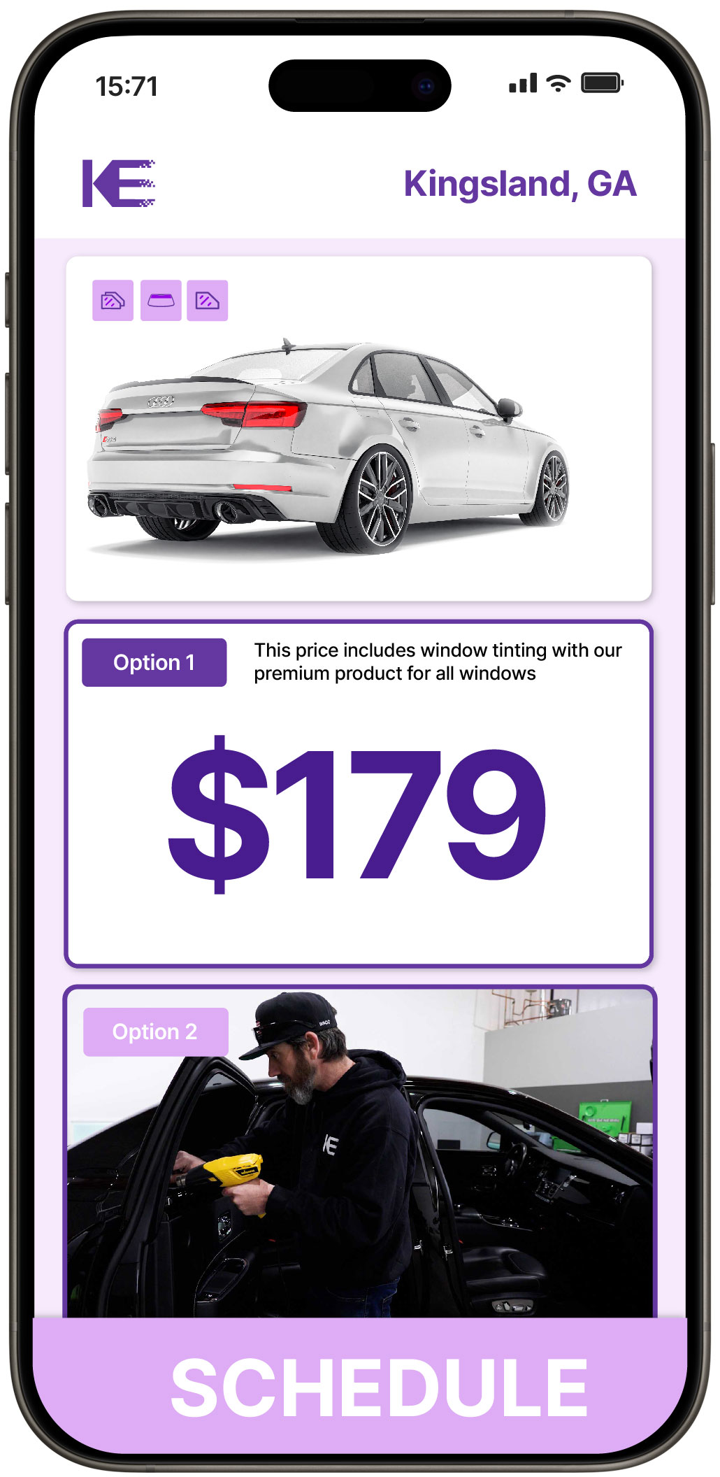 View Competitive Car Window Tinting Prices in Kingsland, Georgia