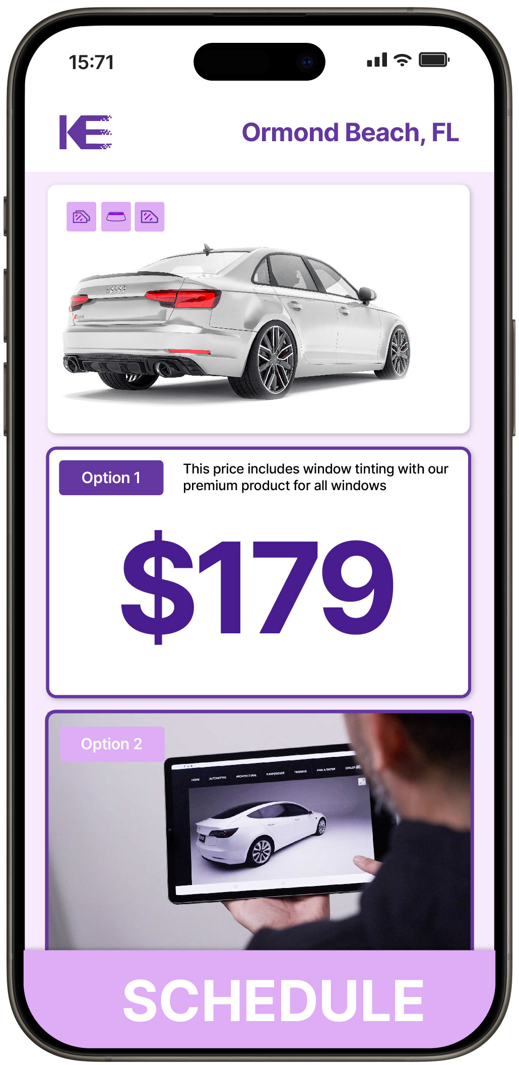 View Reasonable Car Window Tinting Rates in Ormond Beach, Florida