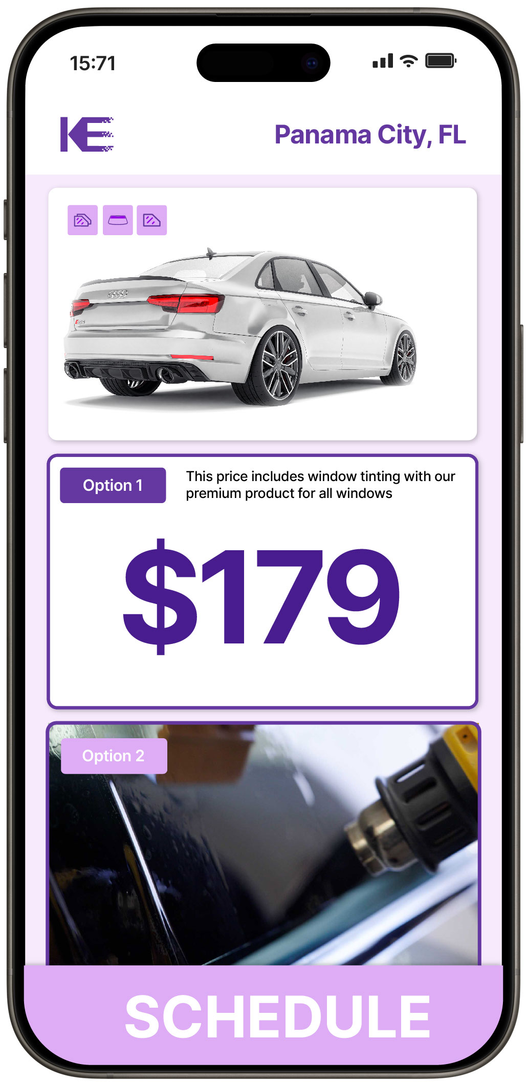 View Competitive Car Window Tinting Rates in Panama City, Florida