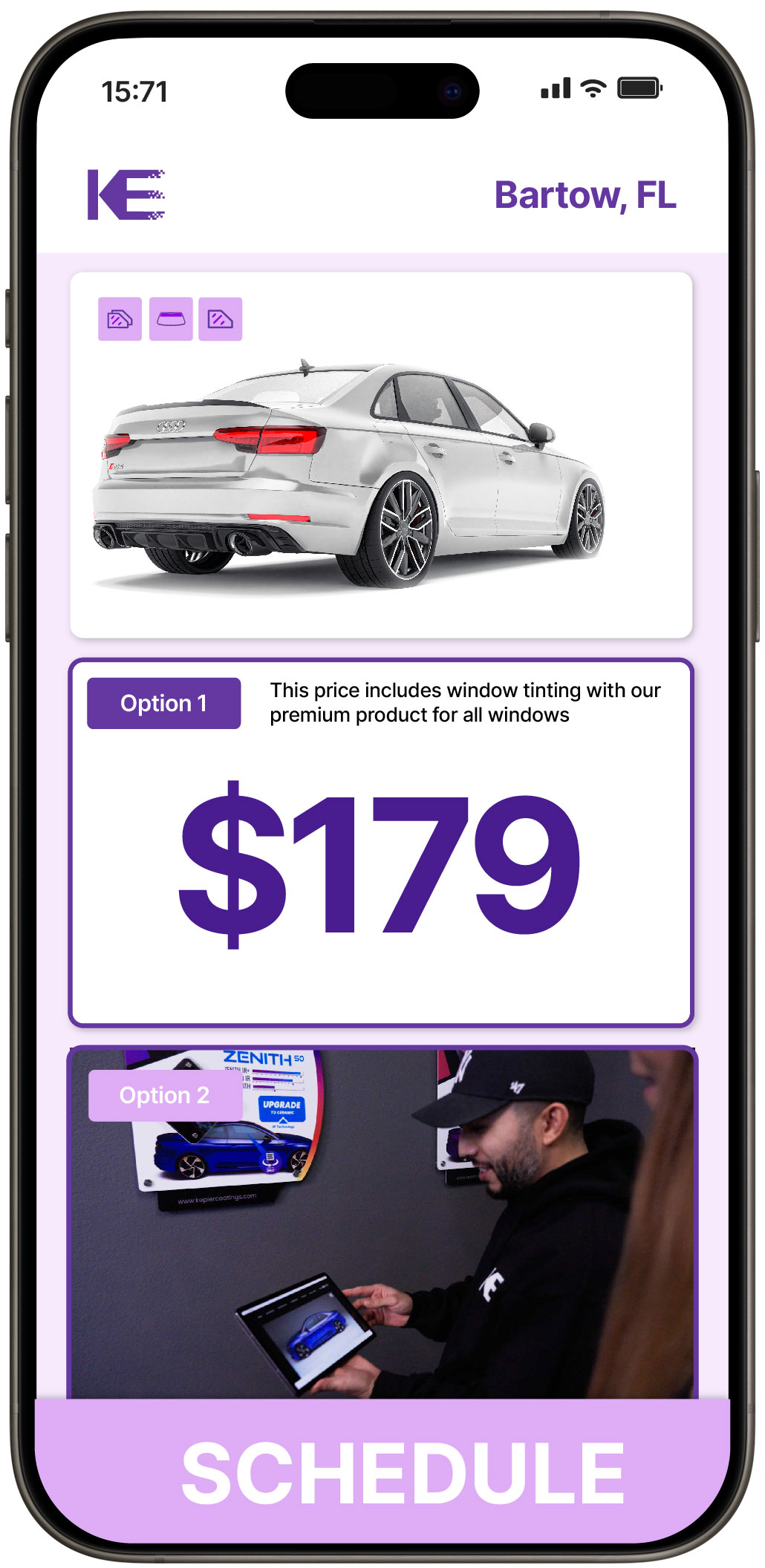 View Affordable Car Window Tinting Prices in Bartow, Florida