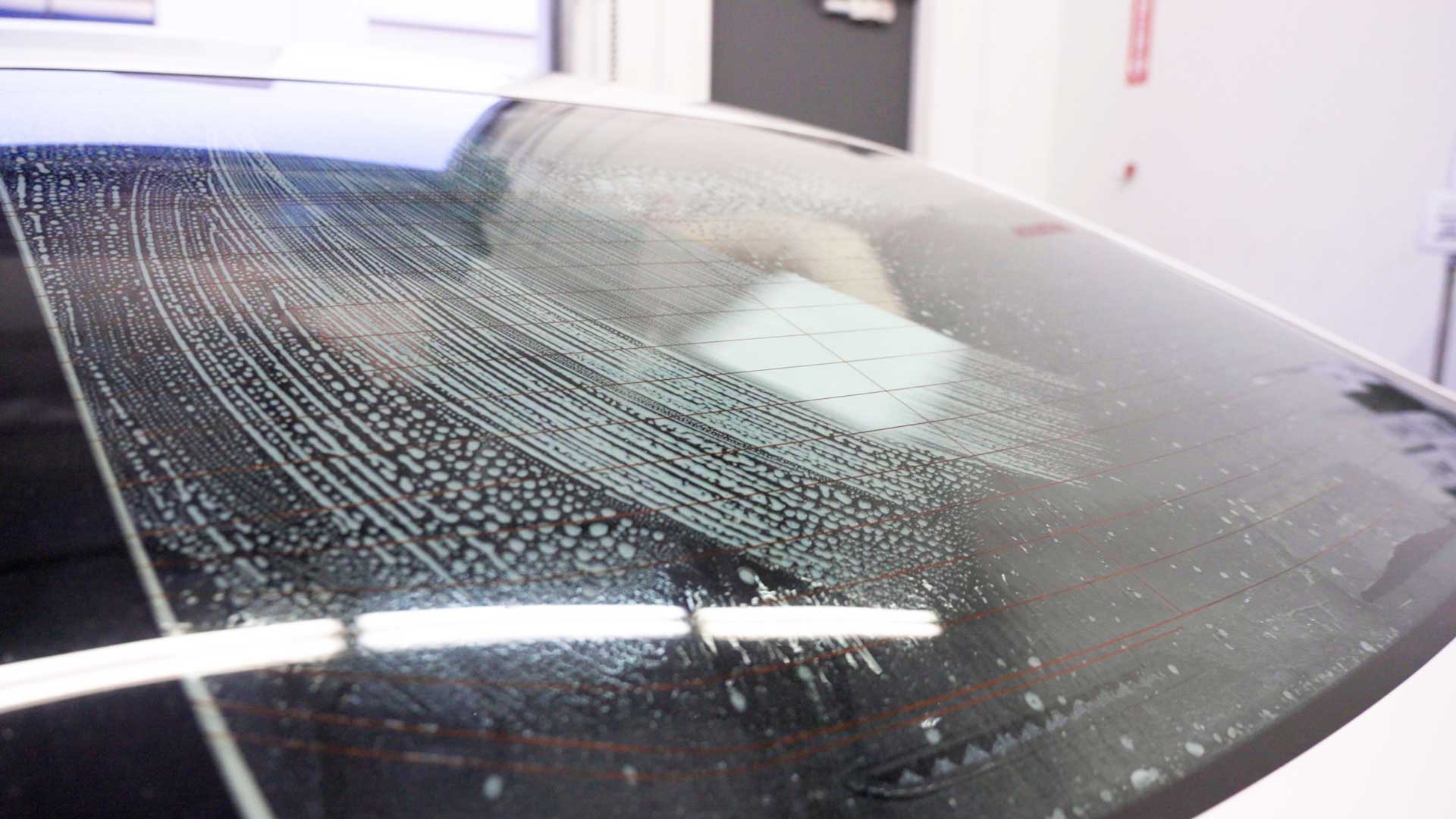 Skilled Vehicle Window Tint preparation in Estero