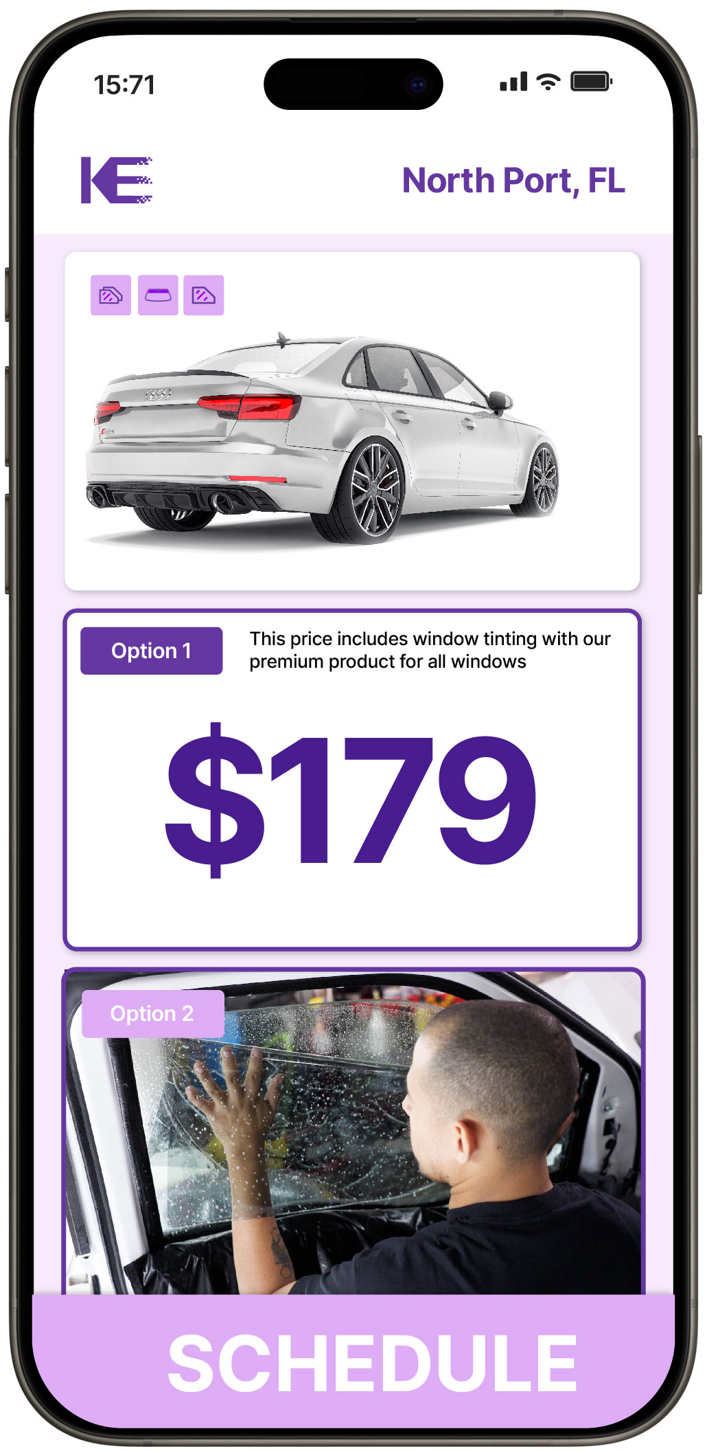 View Reasonable Car Window Tinting Rates in North Port, Florida