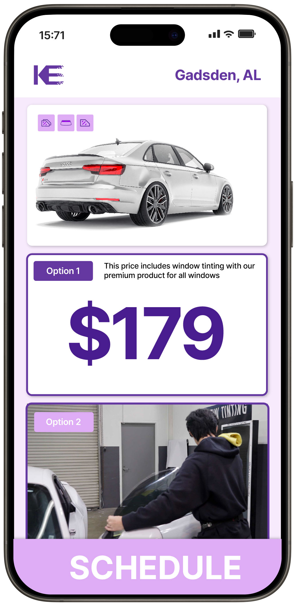 View Reasonable Car Window Tinting Rates in Gadsden, Alabama