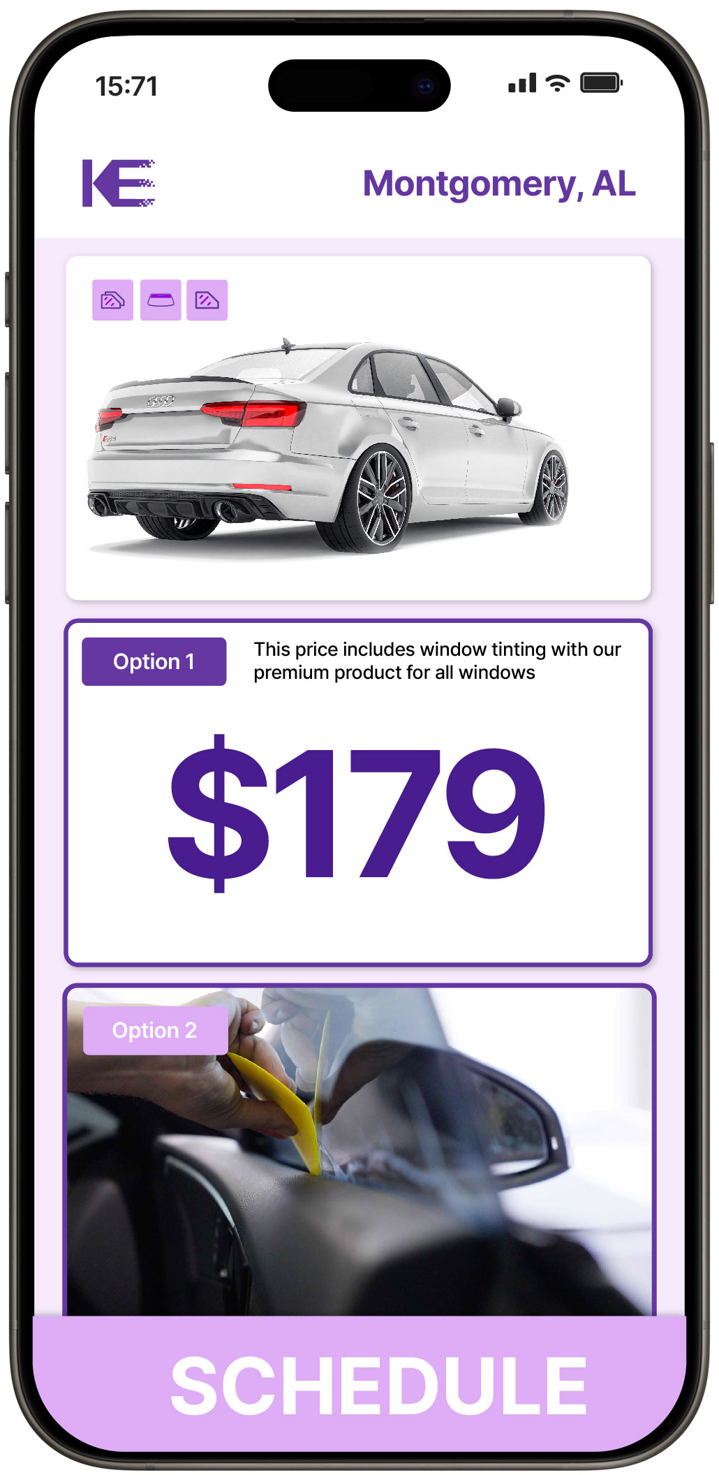 View Reasonable Car Window Tinting Costs in Montgomery, Alabama