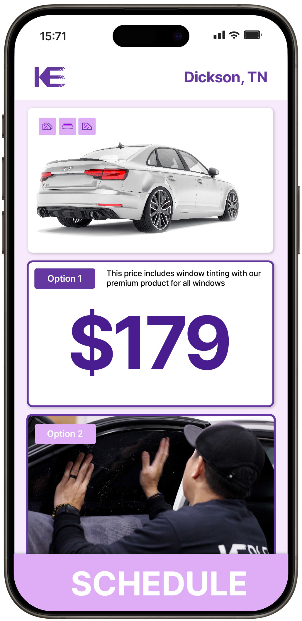 View Affordable Car Window Tinting Costs in Dickson, Tennessee
