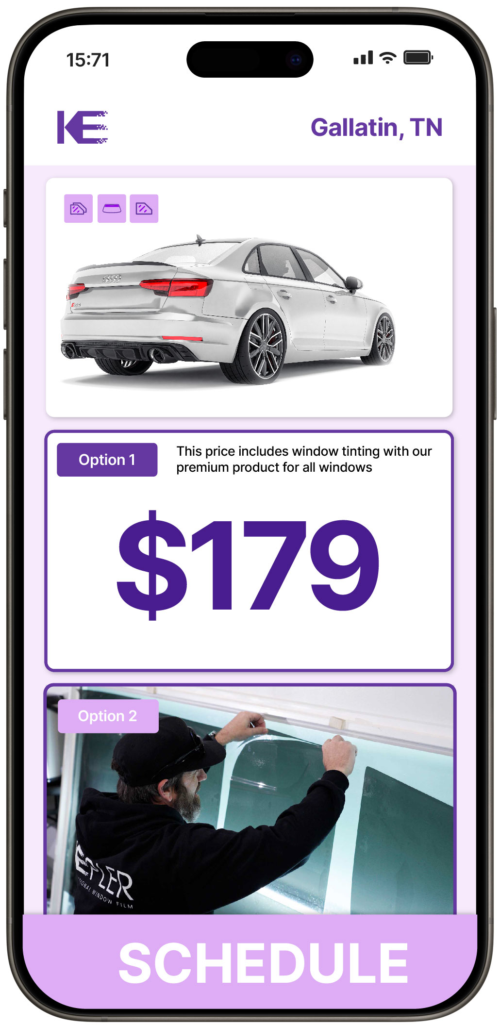 View Reasonable Car Window Tinting Prices in Gallatin, Tennessee