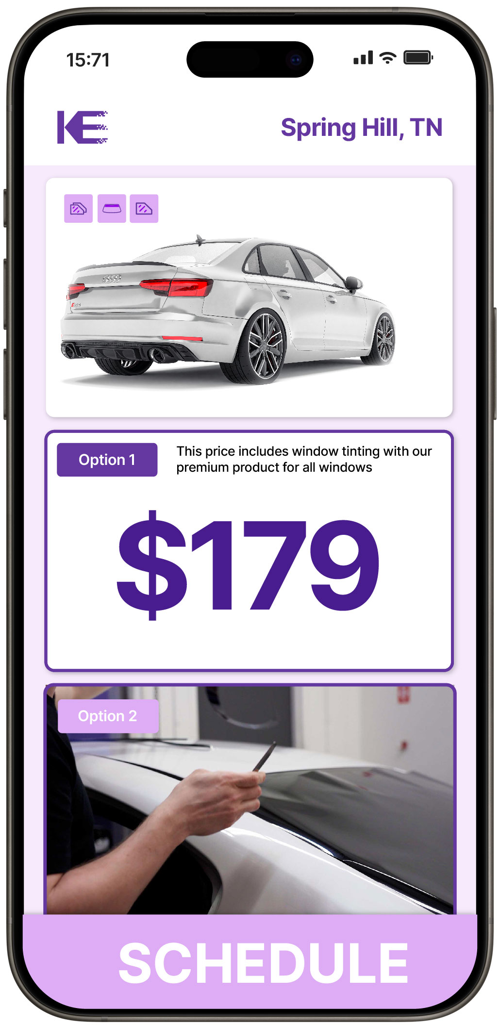 View Affordable Car Window Tinting Costs in Spring Hill, Tennessee