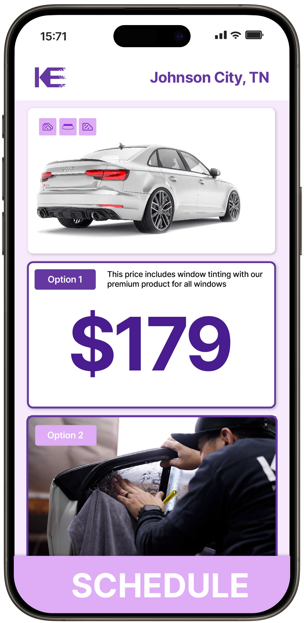 View Reasonable Car Window Tinting Prices in Johnson City, Tennessee