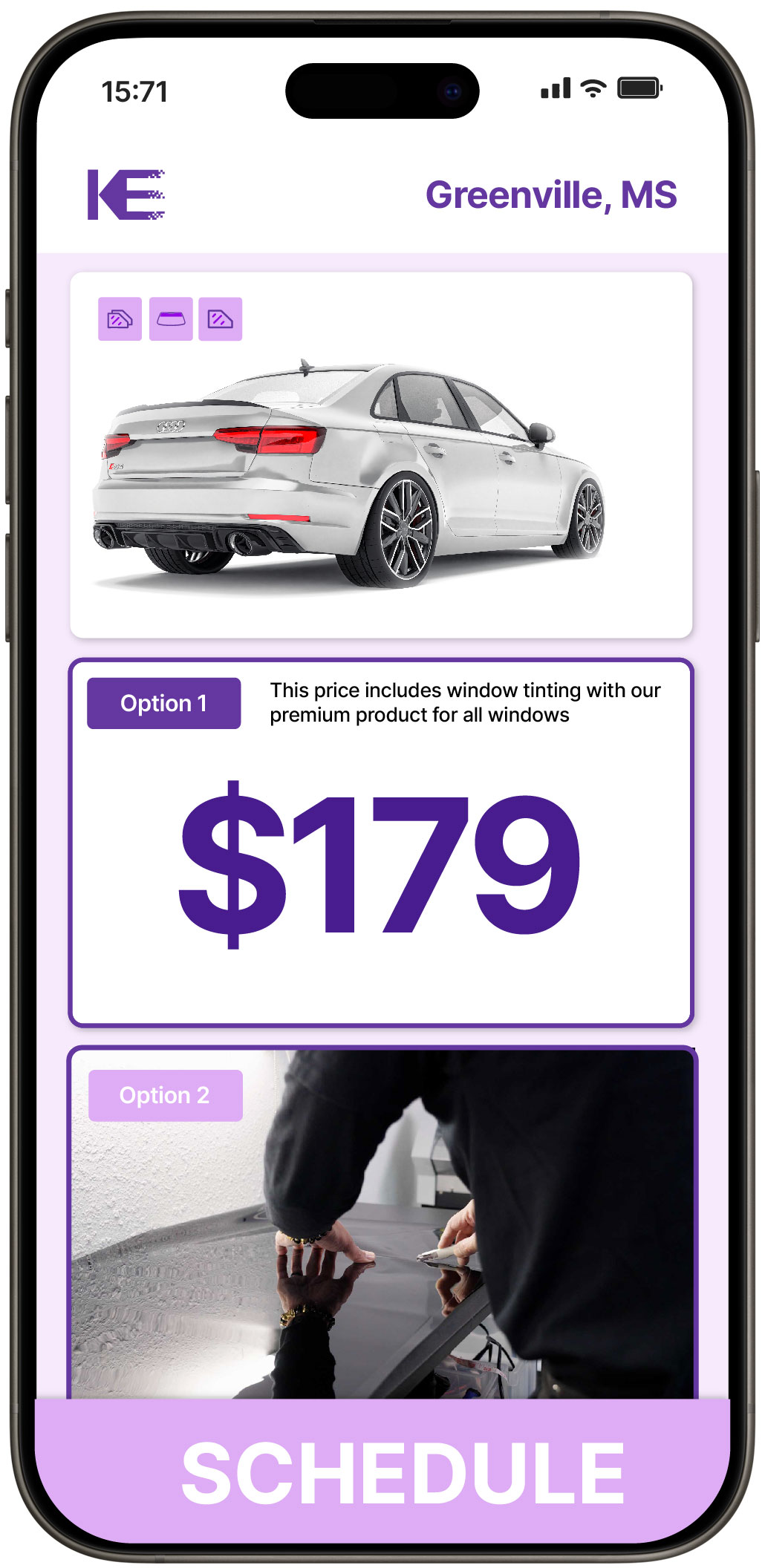View Affordable Car Window Tinting Costs in Greenville, Mississippi