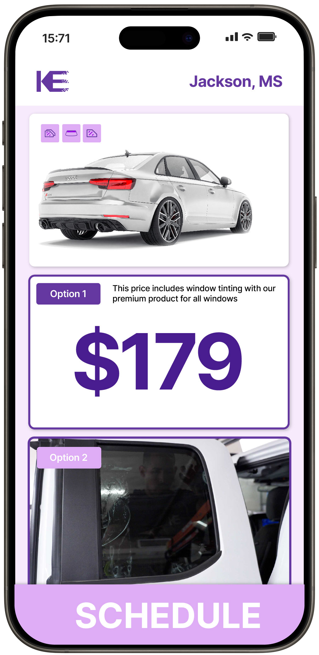 View Competitive Car Window Tinting Costs in Jackson, Mississippi