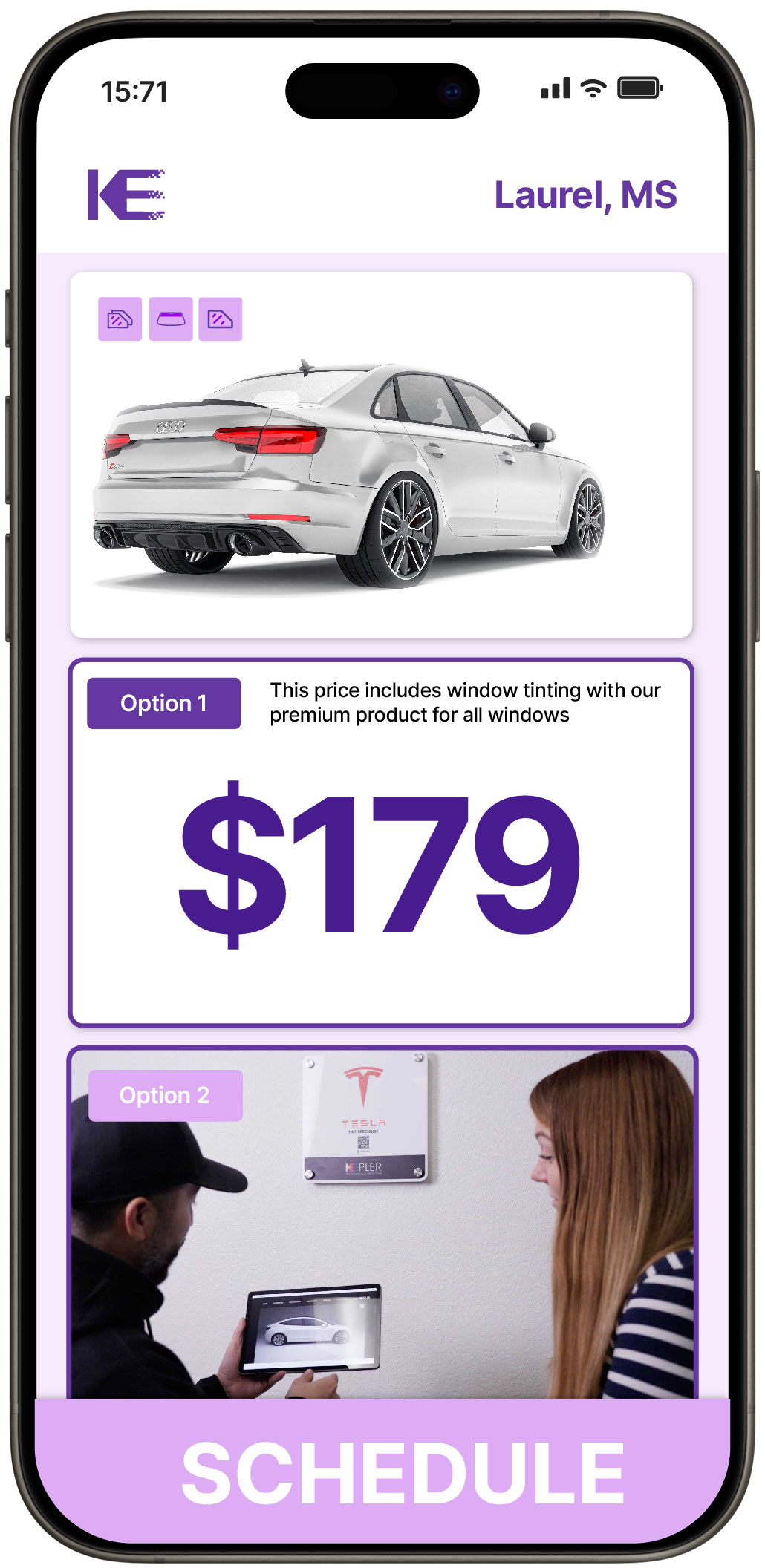 View Reasonable Car Window Tinting Rates in Laurel, Mississippi