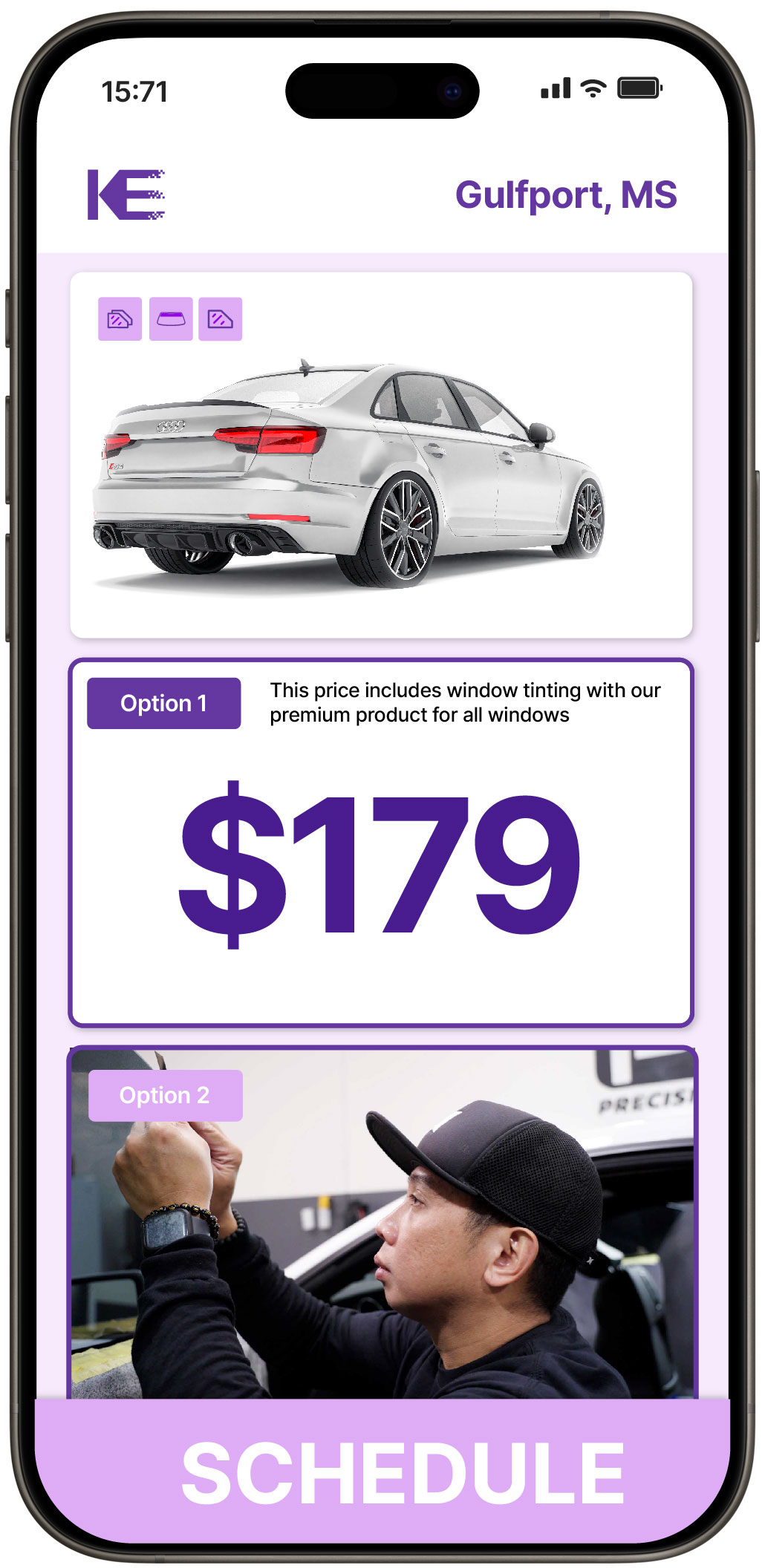 View Competitive Car Window Tinting Costs in Gulfport, Mississippi