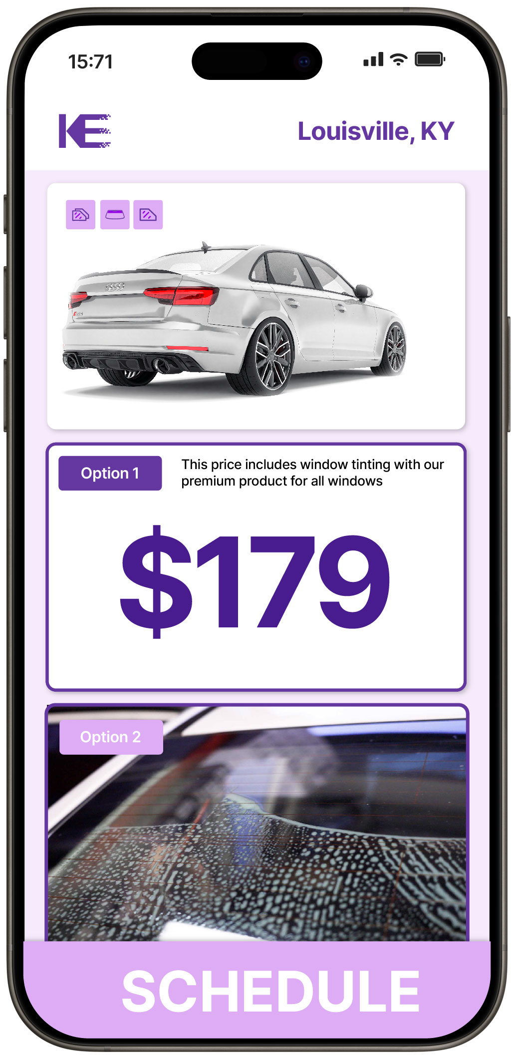 View Reasonable Car Window Tinting Prices in Louisville, Kentucky