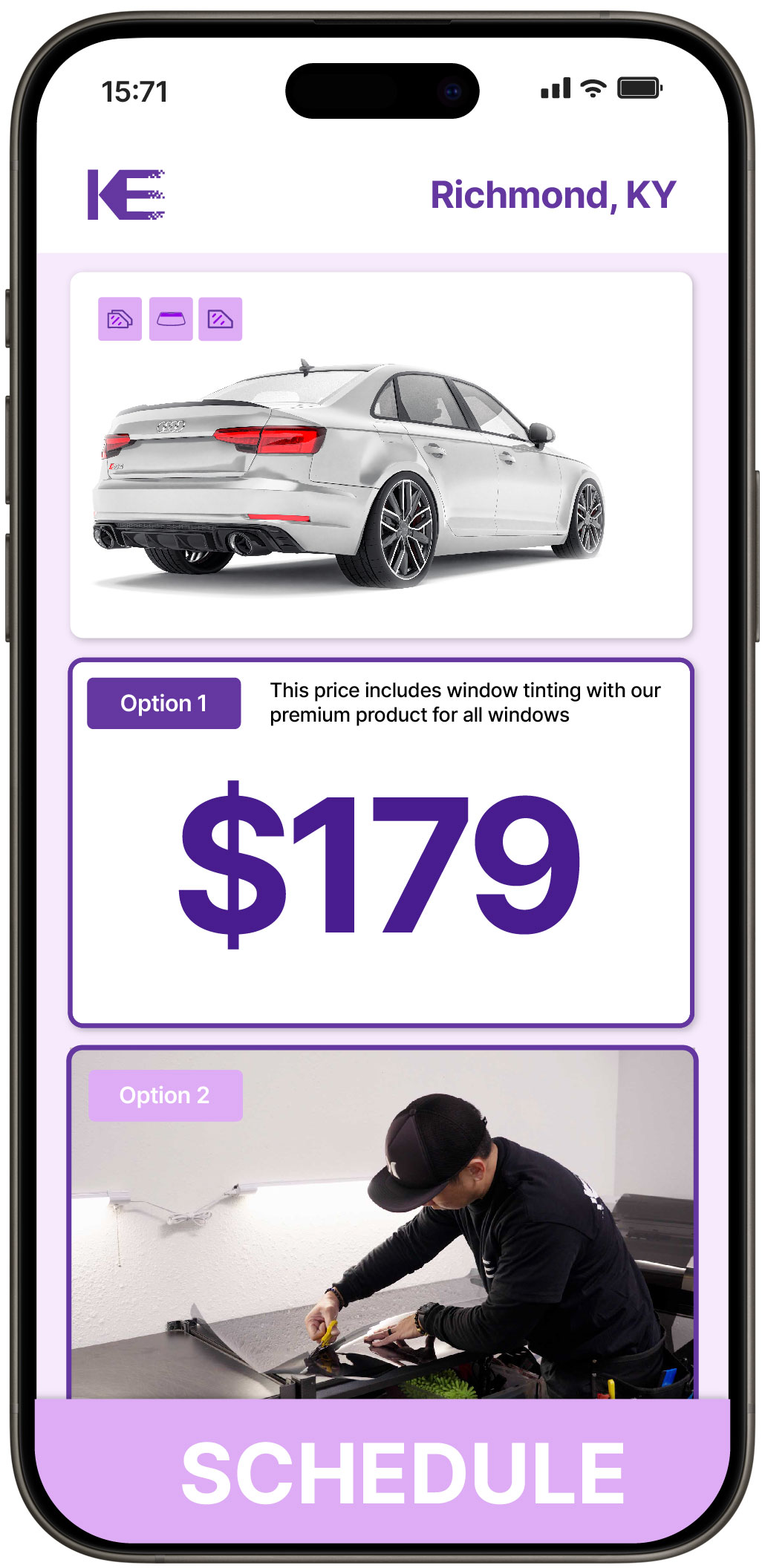 View Affordable Car Window Tinting Rates in Richmond, Kentucky