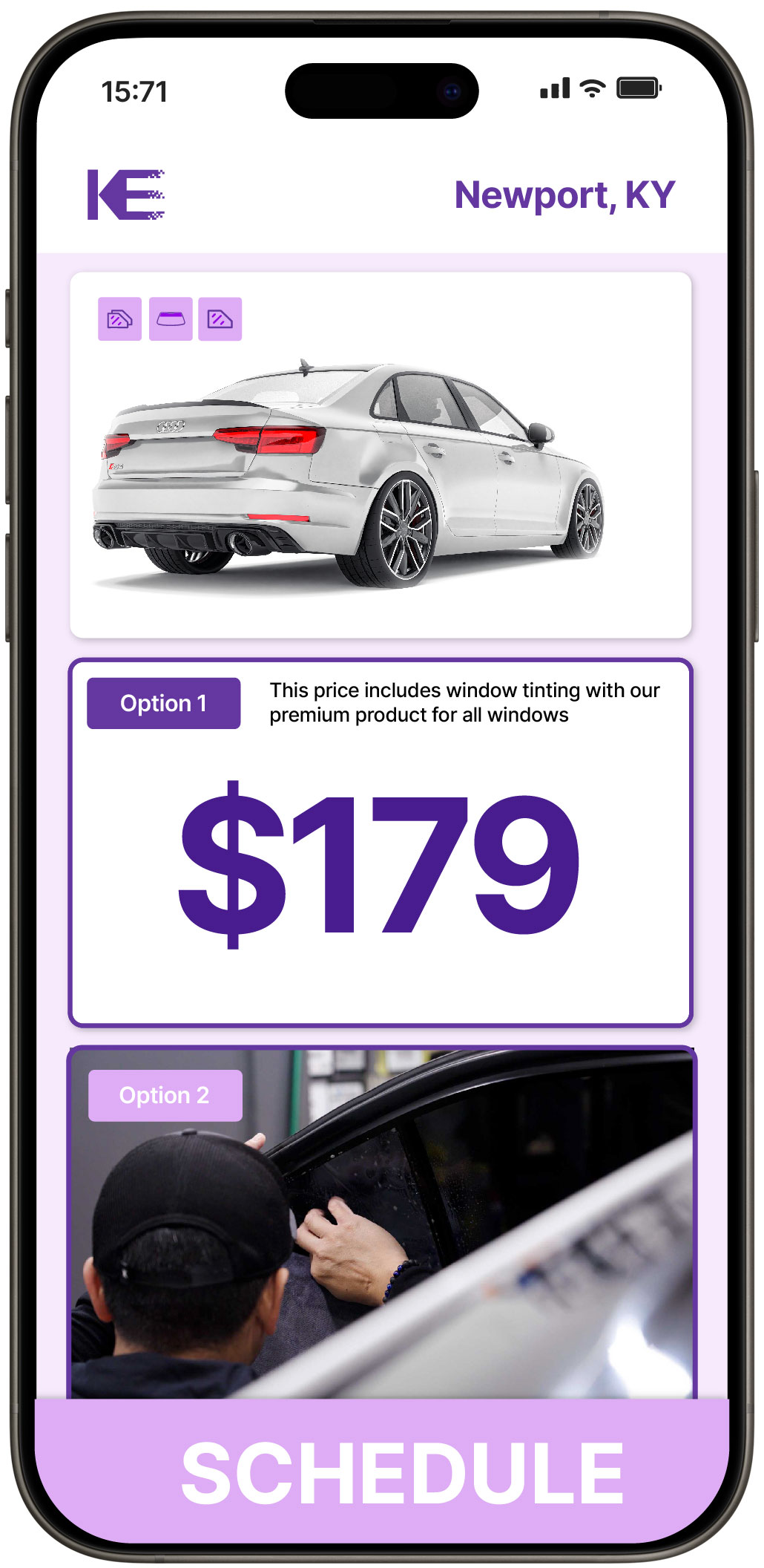 View Competitive Car Window Tinting Prices in Newport, Kentucky