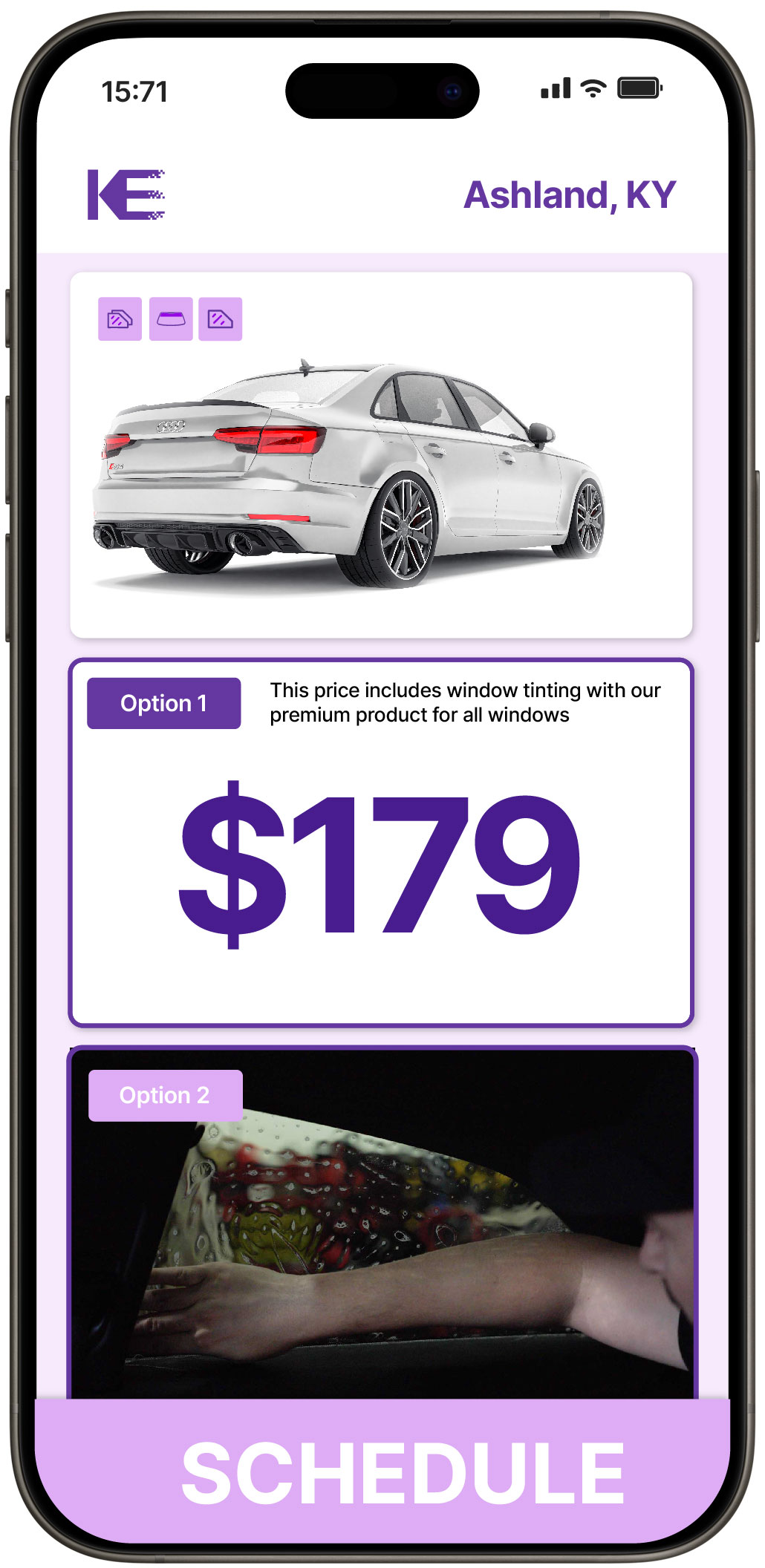 View Competitive Car Window Tinting Prices in Ashland, Kentucky