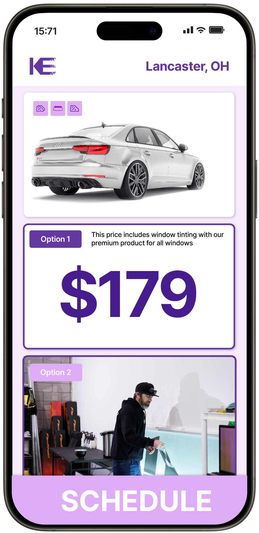View Reasonable Car Window Tinting Costs in Lancaster, Ohio