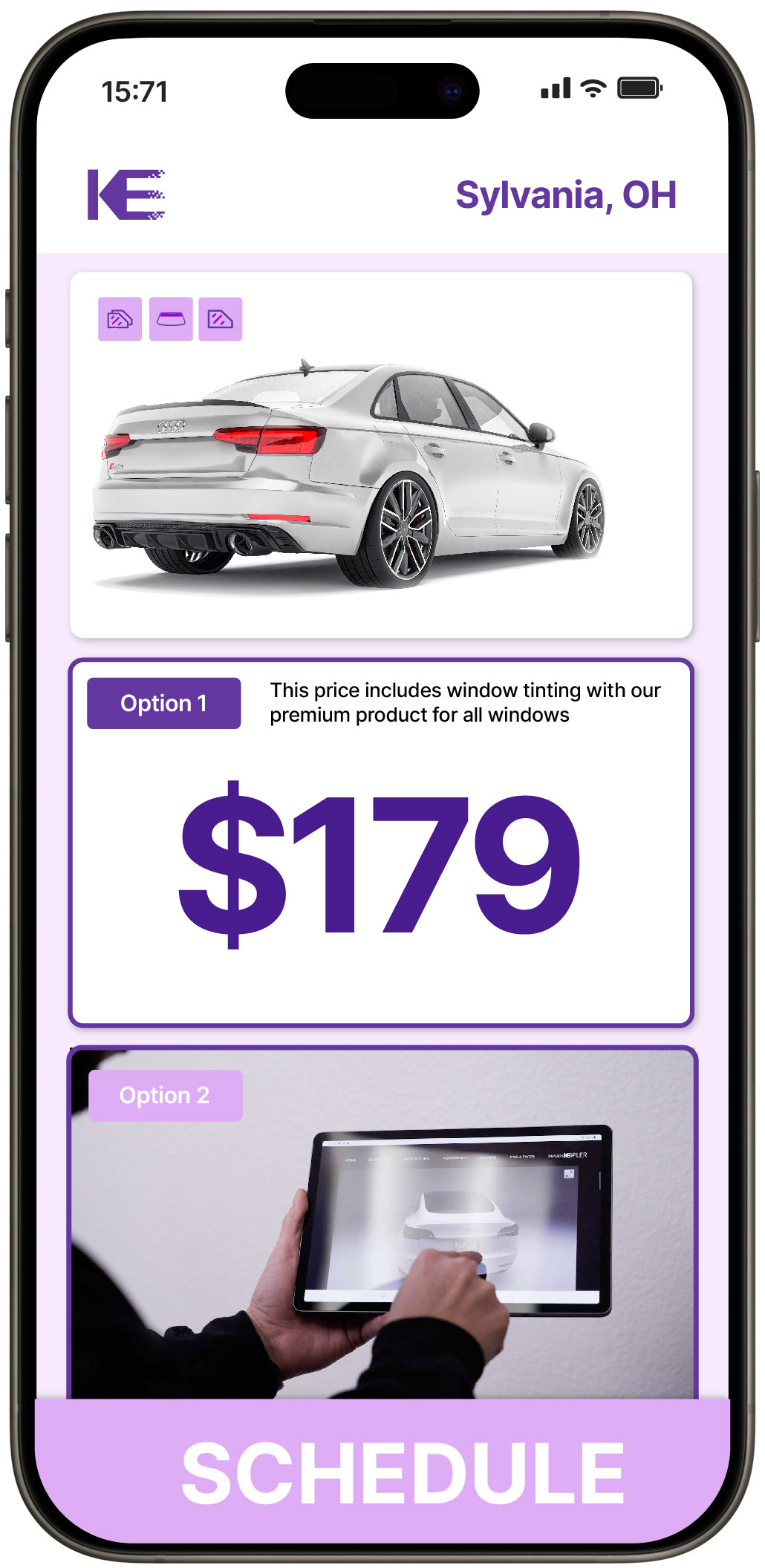 View Affordable Car Window Tinting Prices in Sylvania, Ohio