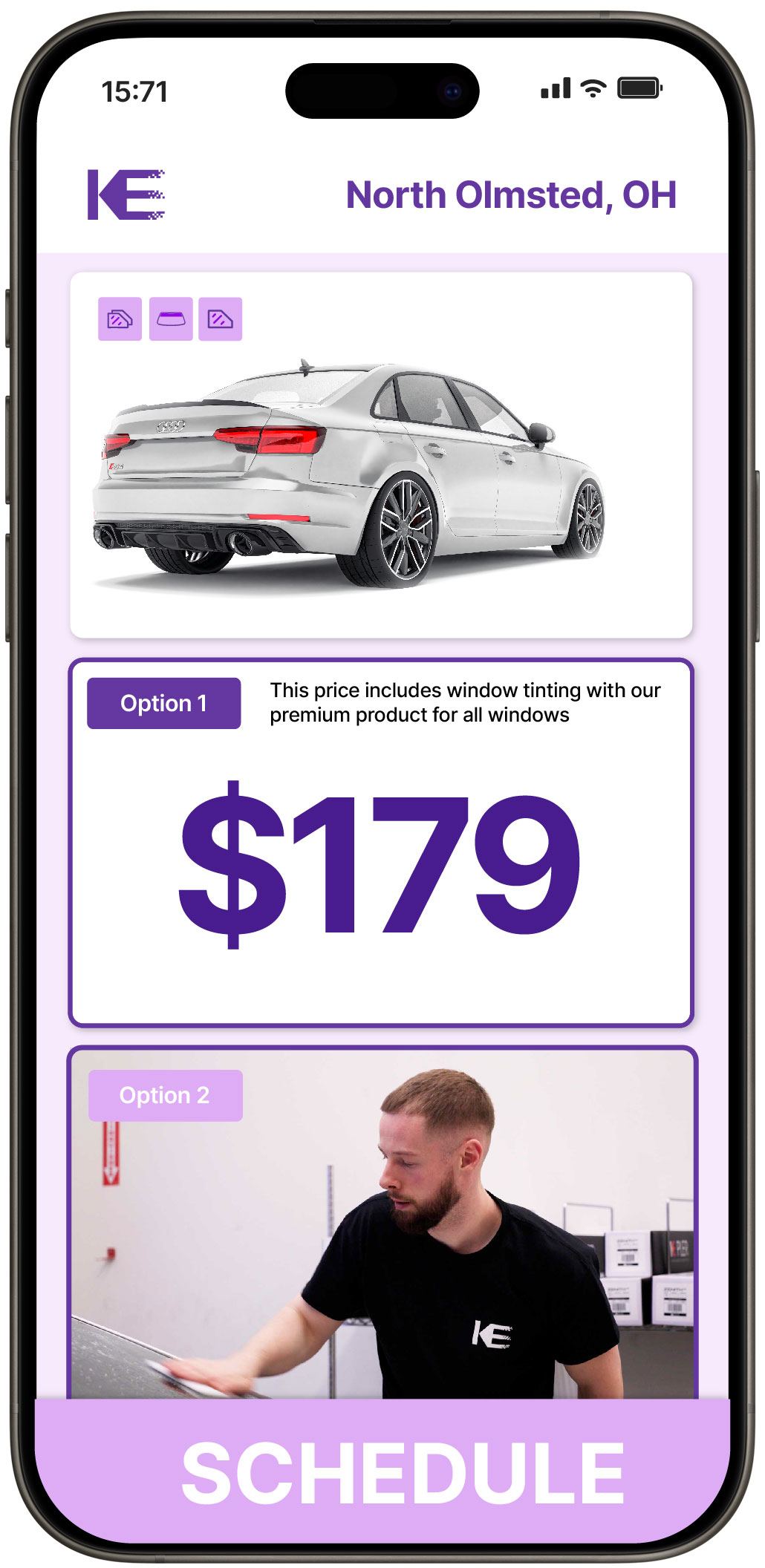 View Competitive Car Window Tinting Costs in North Olmsted, Ohio