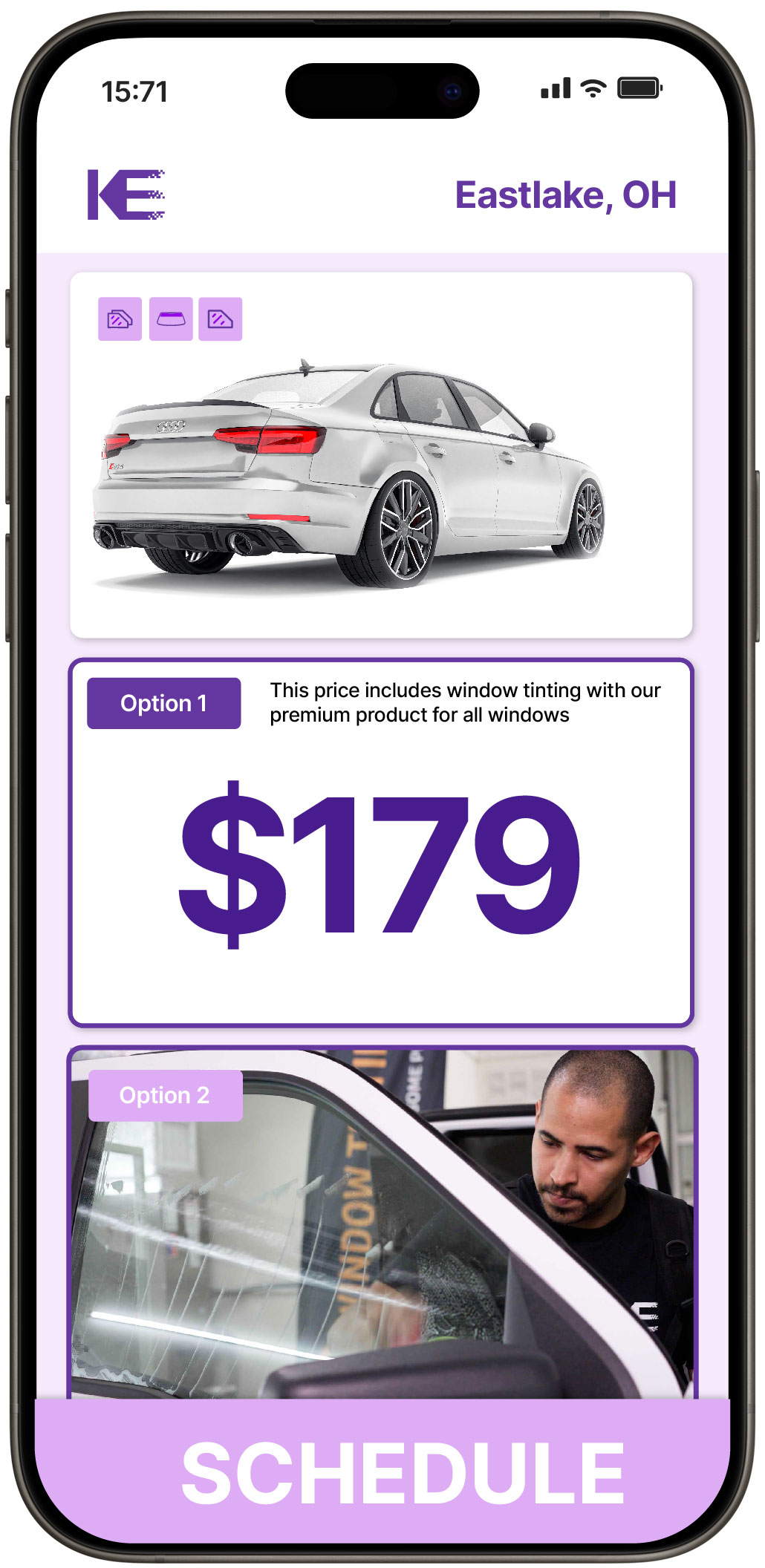 View Reasonable Car Window Tinting Prices in Eastlake, Ohio
