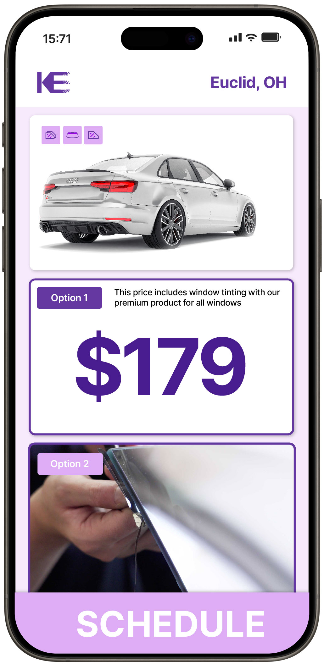 View Reasonable Car Window Tinting Costs in Euclid, Ohio