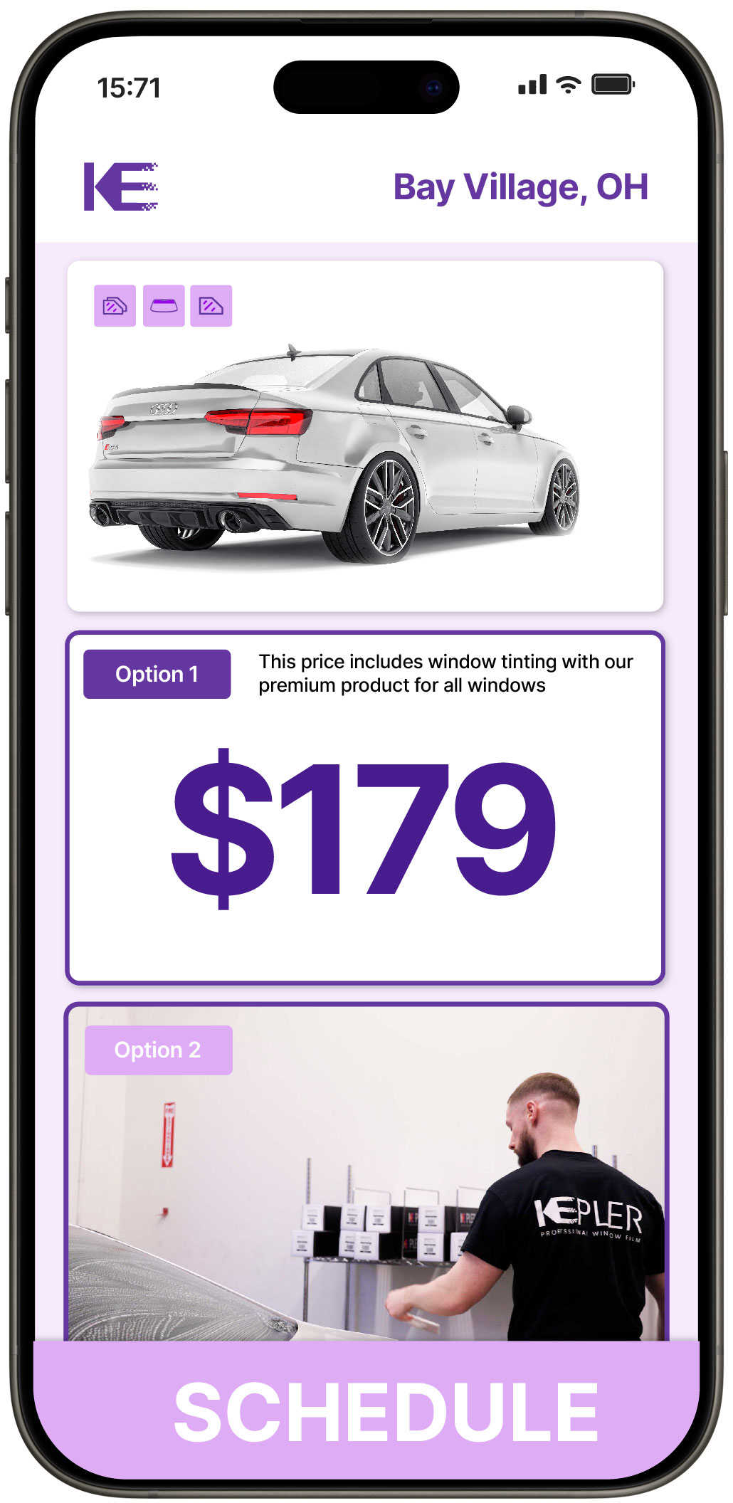 View Affordable Car Window Tinting Rates in Bay Village, Ohio