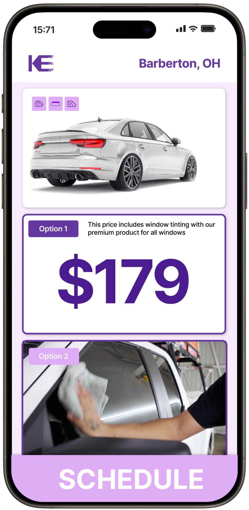 View Reasonable Car Window Tinting Rates in Barberton, Ohio