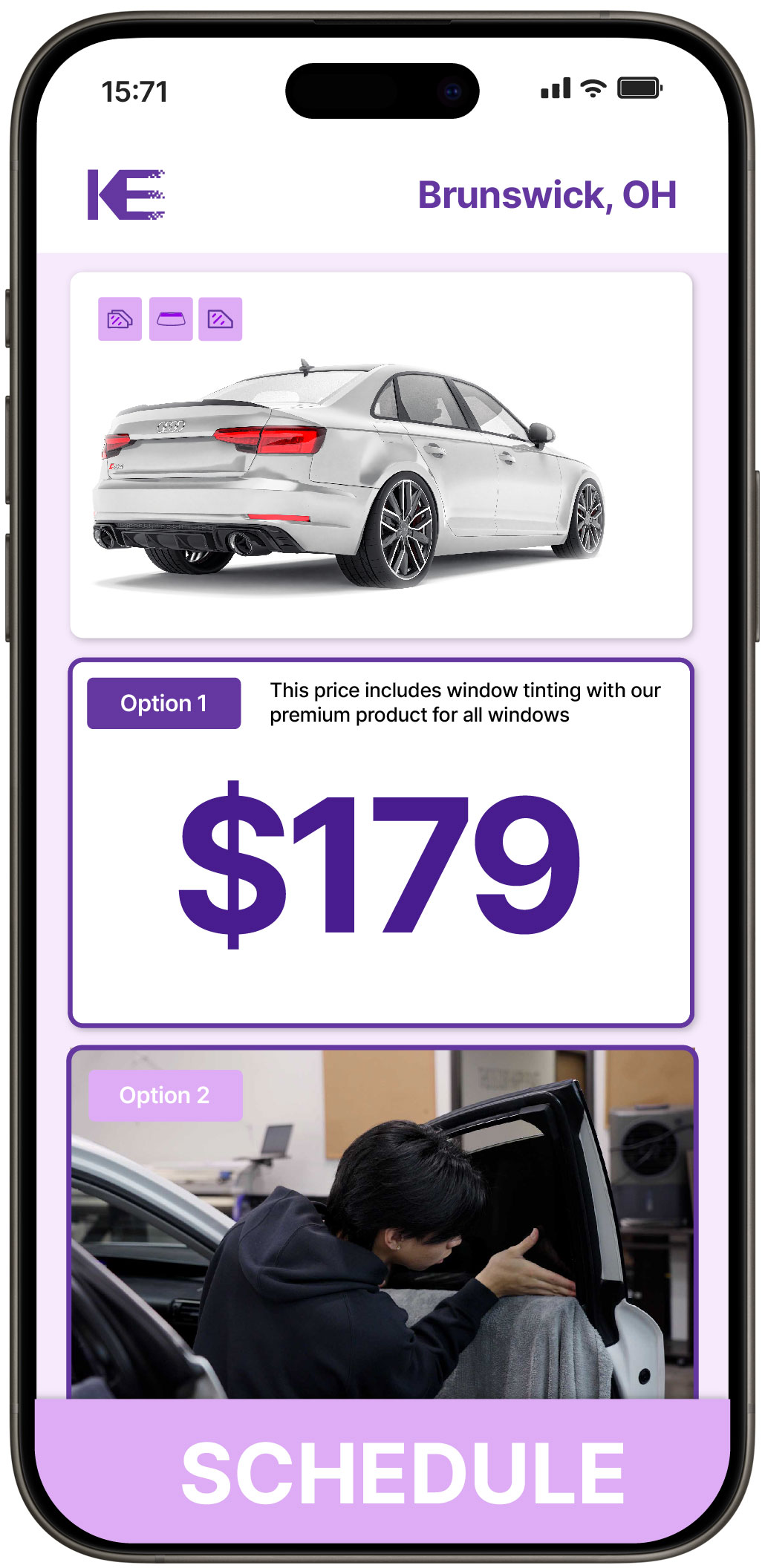 View Reasonable Car Window Tinting Prices in Brunswick, Ohio
