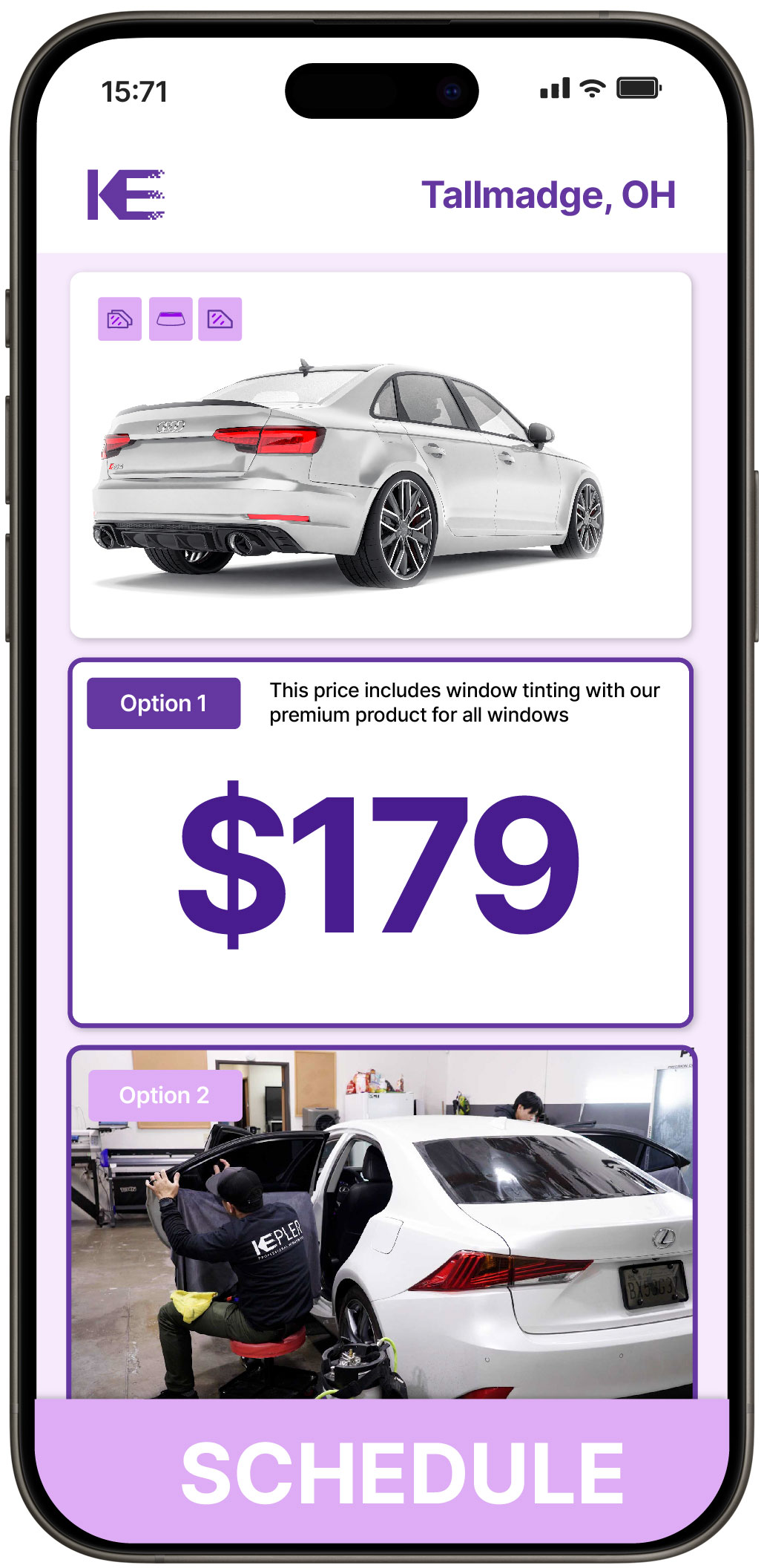 View Affordable Car Window Tinting Rates in Tallmadge, Ohio