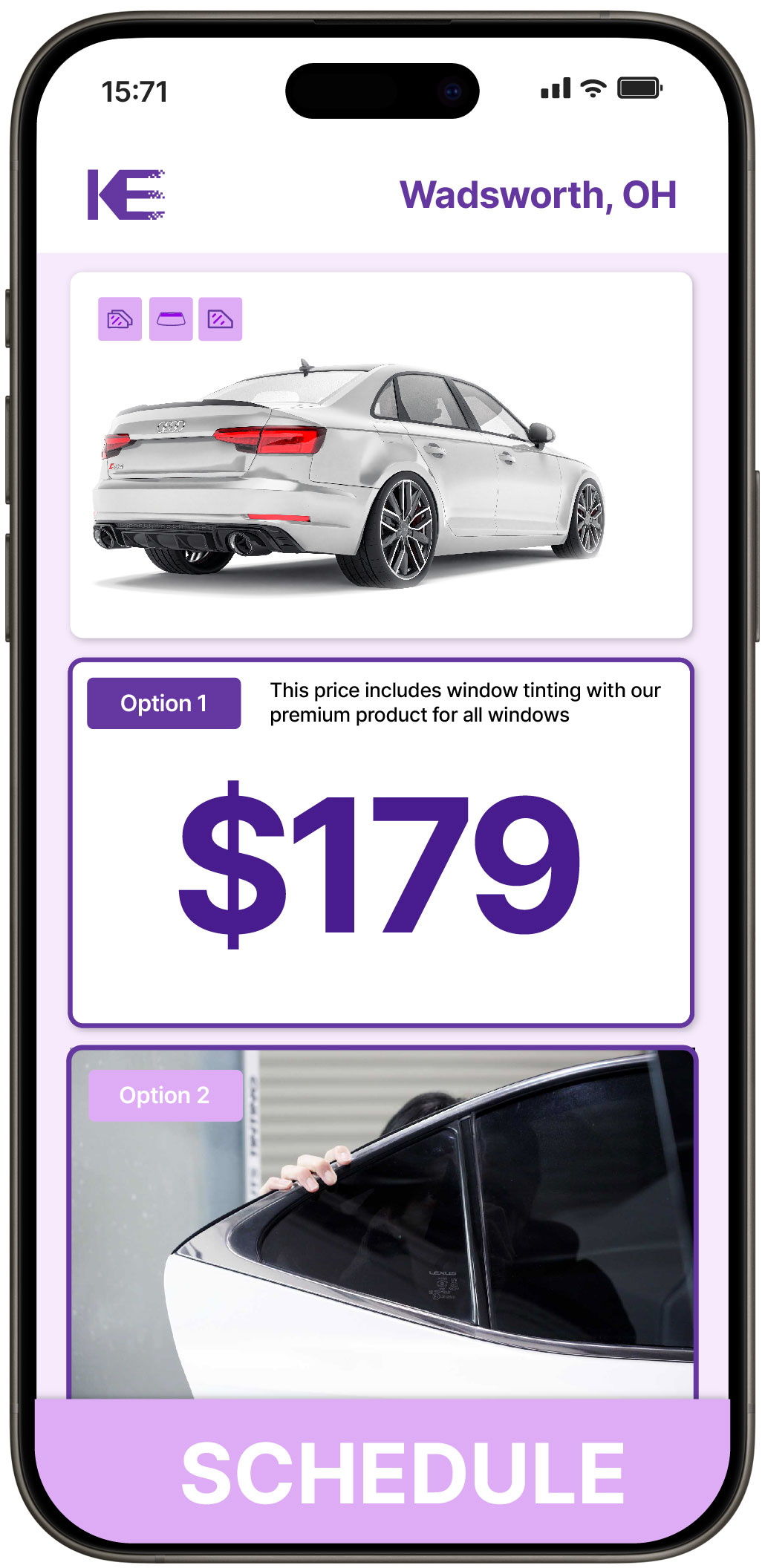 View Competitive Car Window Tinting Costs in Wadsworth, Ohio