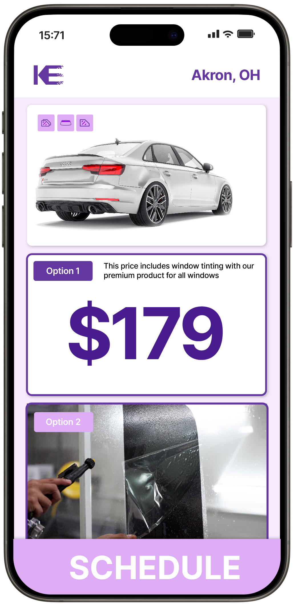 View Reasonable Car Window Tinting Costs in Akron, Ohio