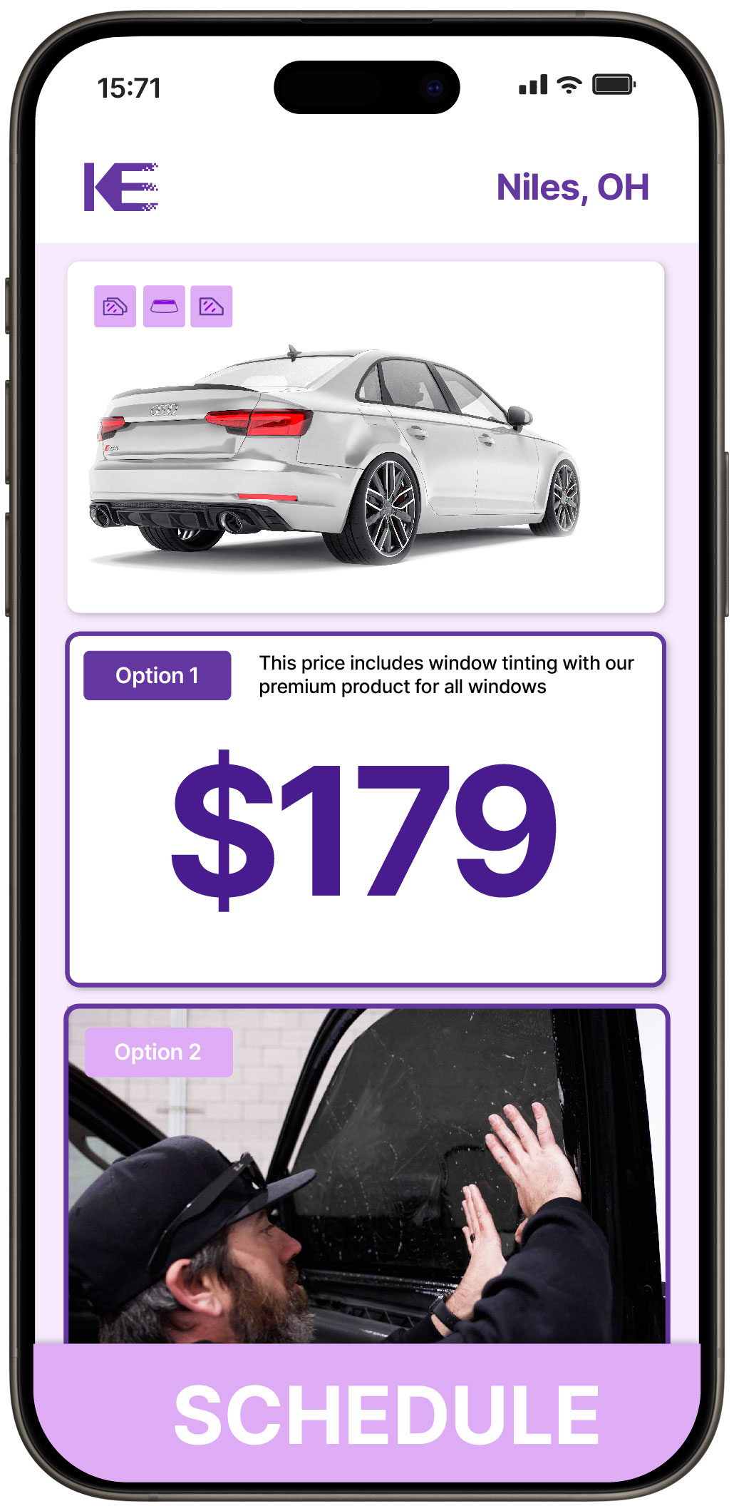 View Competitive Car Window Tinting Rates in Niles, Ohio