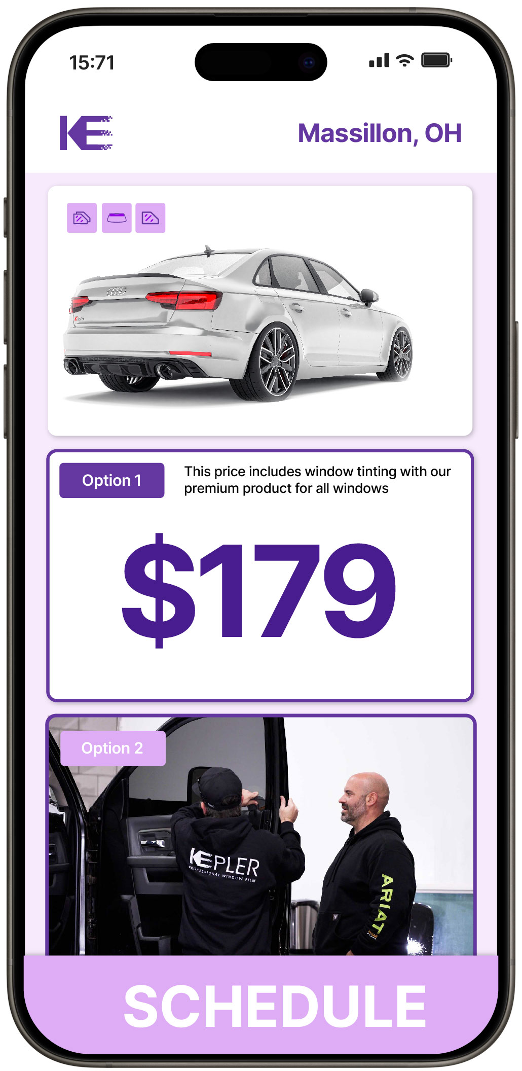 View Reasonable Car Window Tinting Prices in Massillon, Ohio