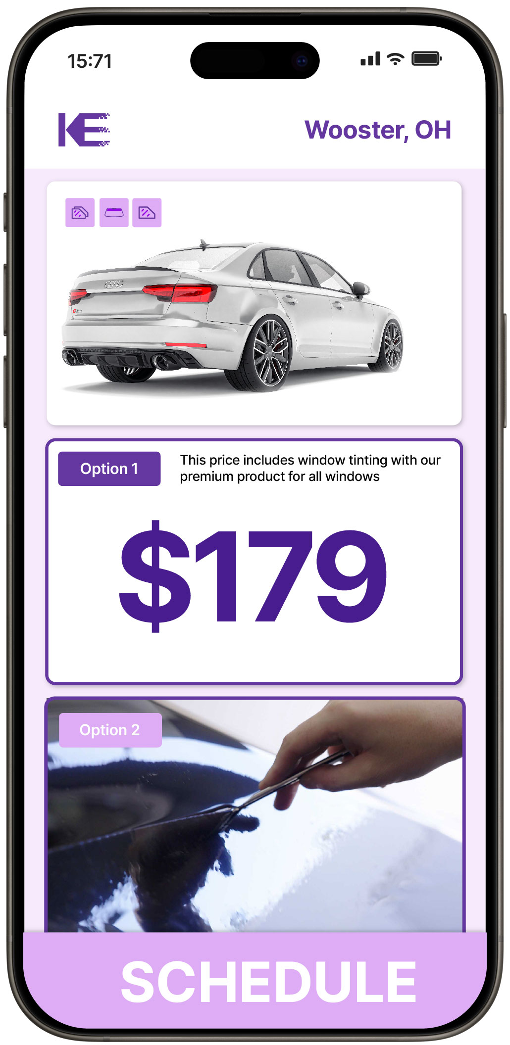 View Reasonable Car Window Tinting Costs in Wooster, Ohio