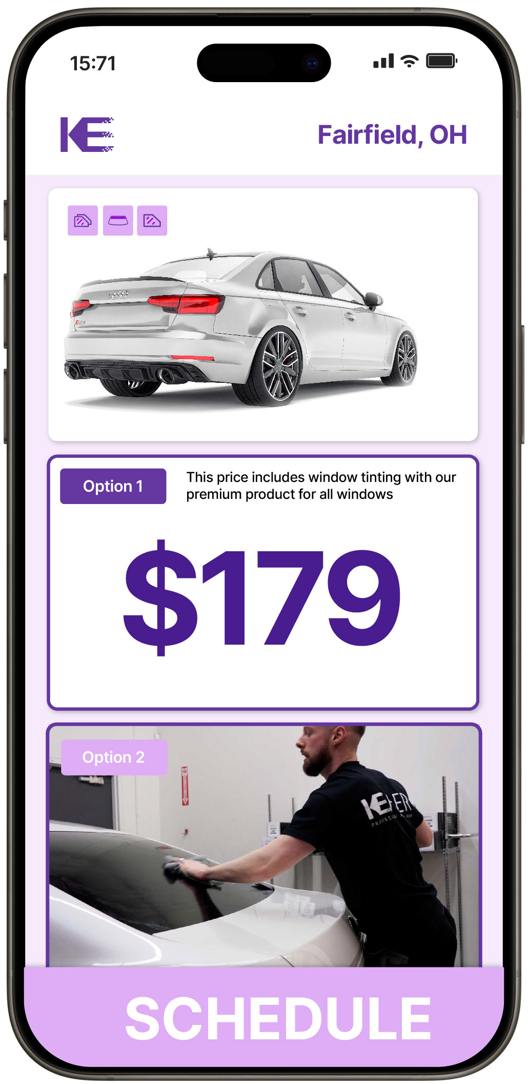 View Competitive Car Window Tinting Costs in Fairfield, Ohio