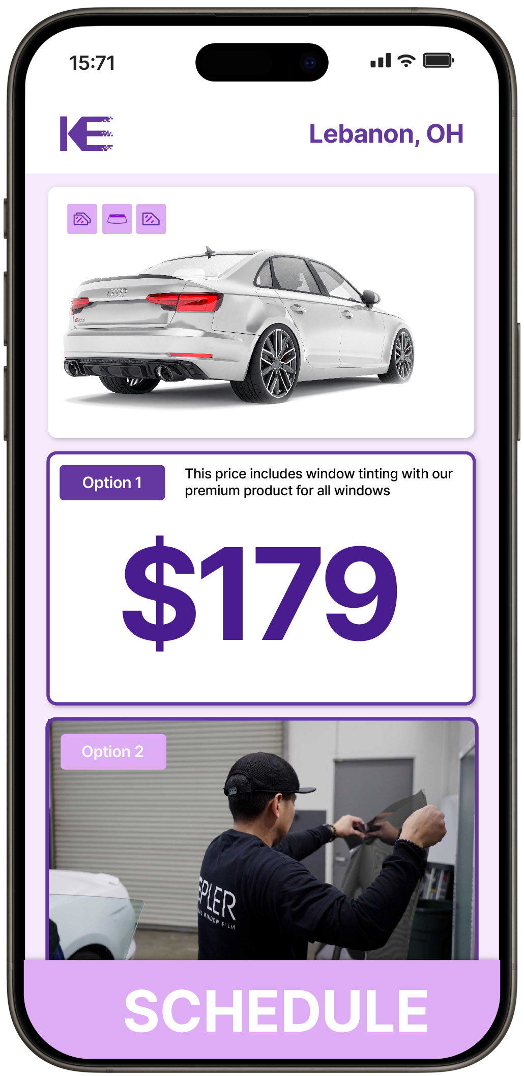 View Reasonable Car Window Tinting Rates in Lebanon, Ohio