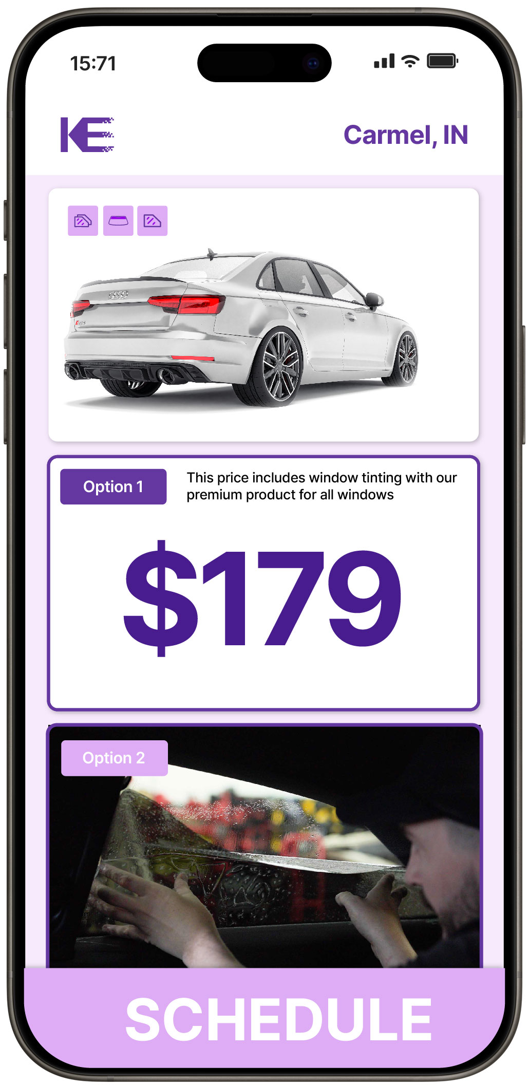 View Reasonable Car Window Tinting Costs in Carmel, Indiana