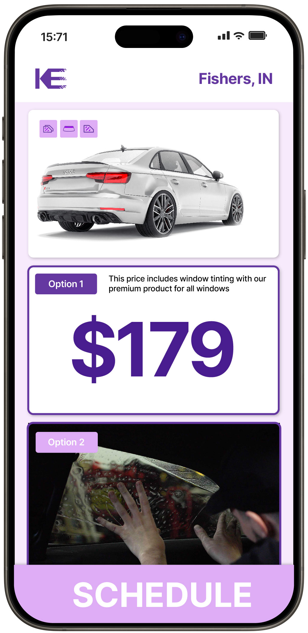 View Reasonable Car Window Tinting Costs in Fishers, Indiana