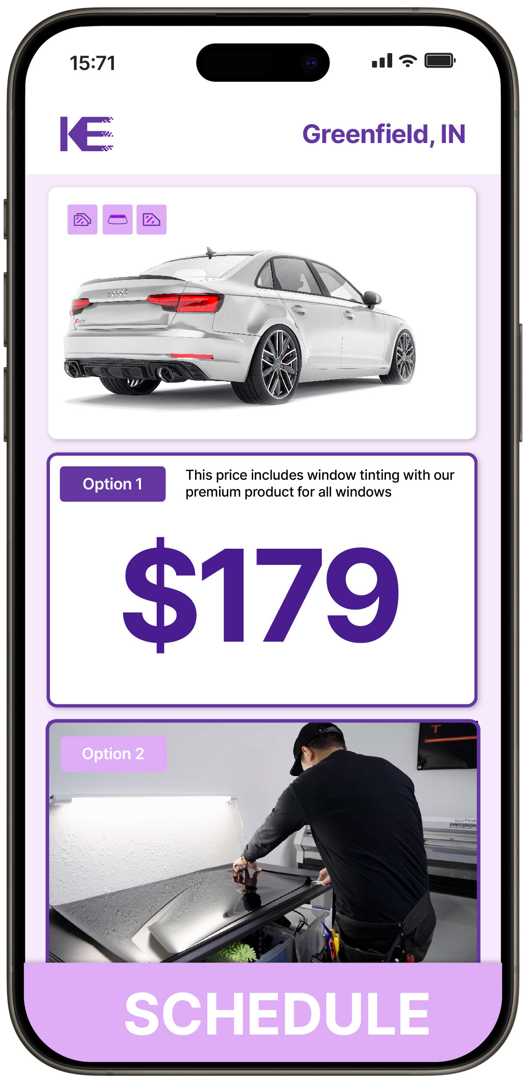 View Reasonable Car Window Tinting Costs in Greenfield, Indiana