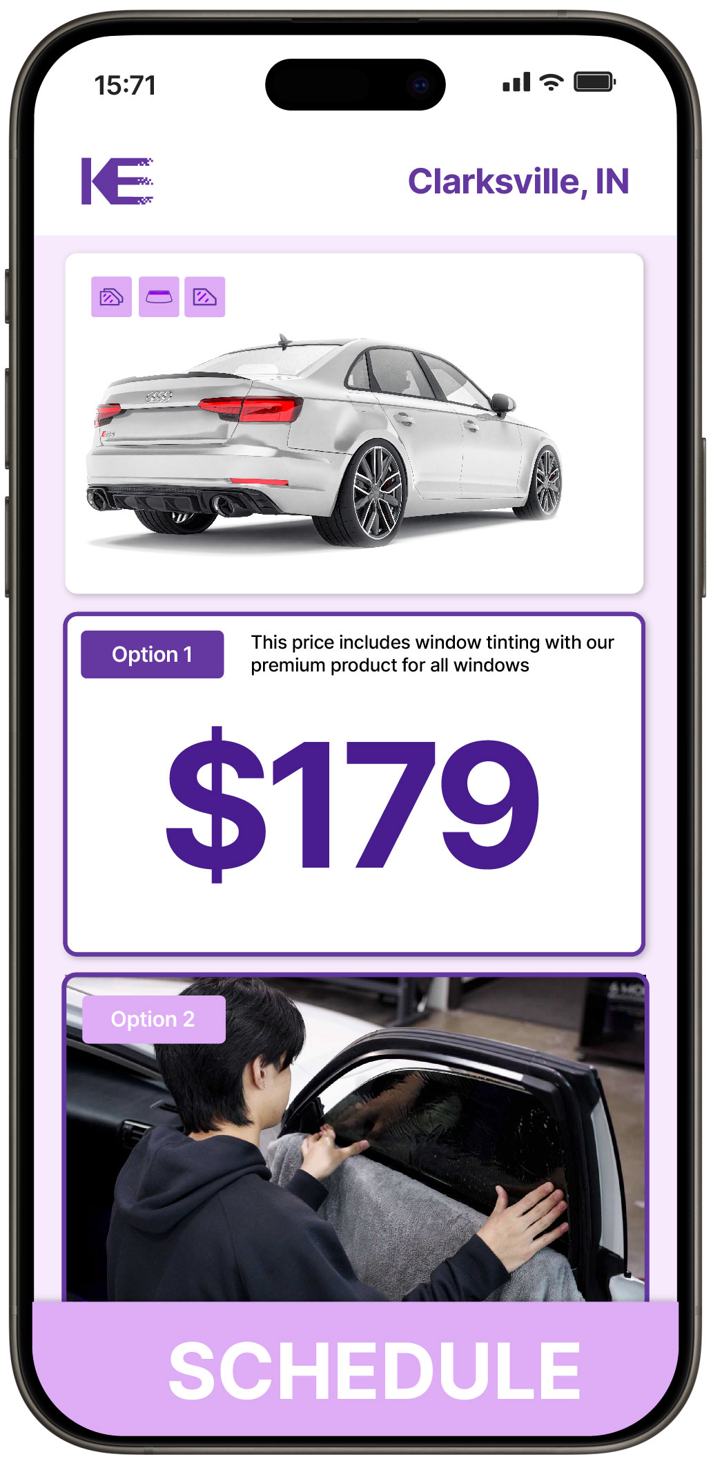 View Reasonable Car Window Tinting Rates in Clarksville, Indiana