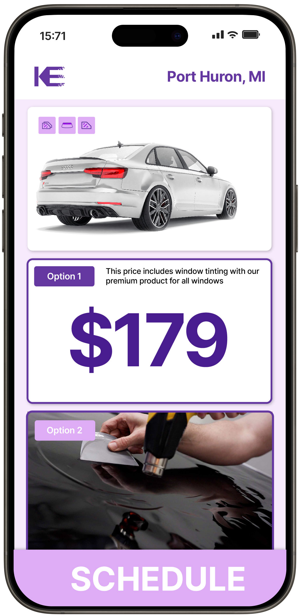 View Reasonable Car Window Tinting Rates in Port Huron, Michigan
