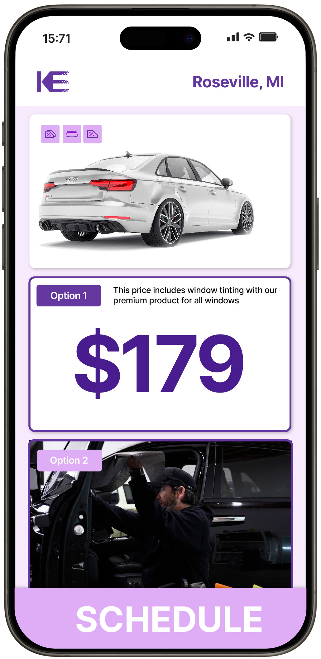 View Reasonable Car Window Tinting Prices in Roseville, Michigan