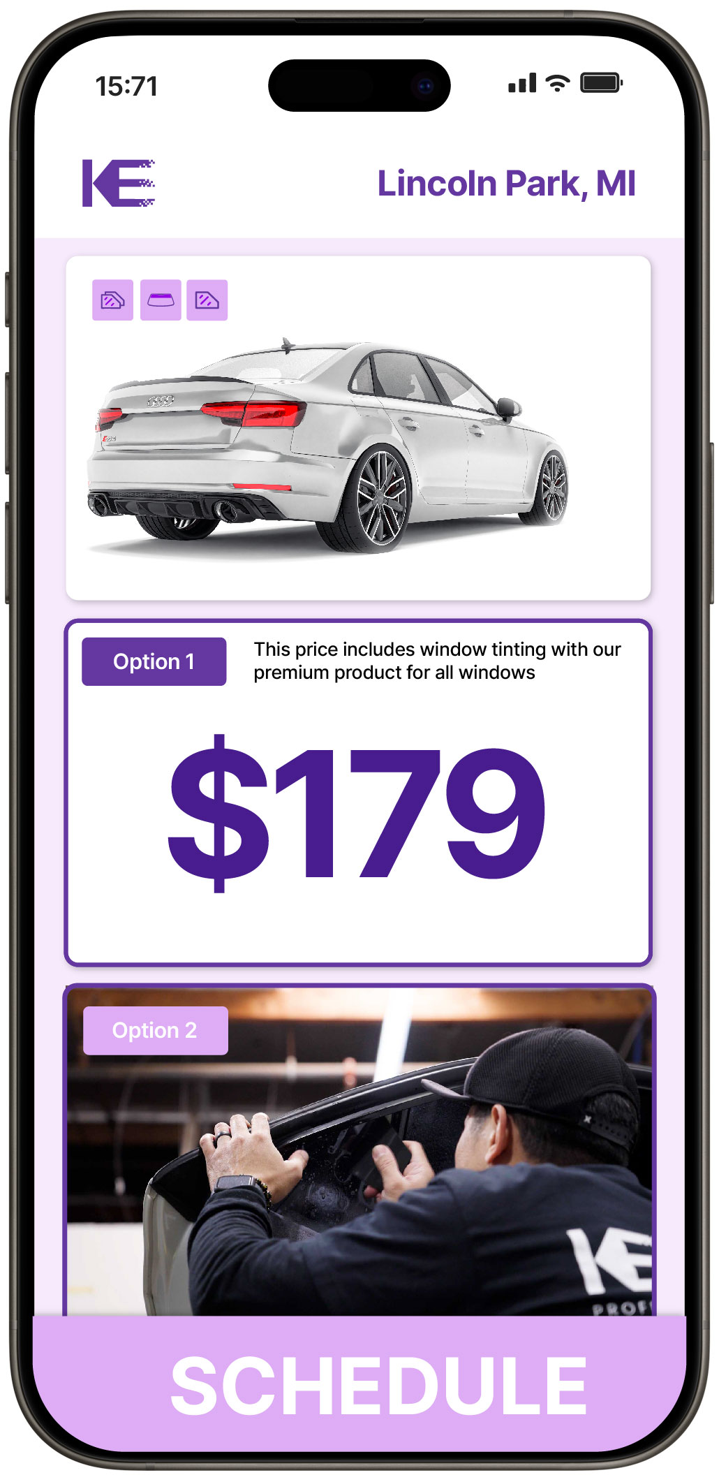 View Competitive Car Window Tinting Rates in Lincoln Park, Michigan
