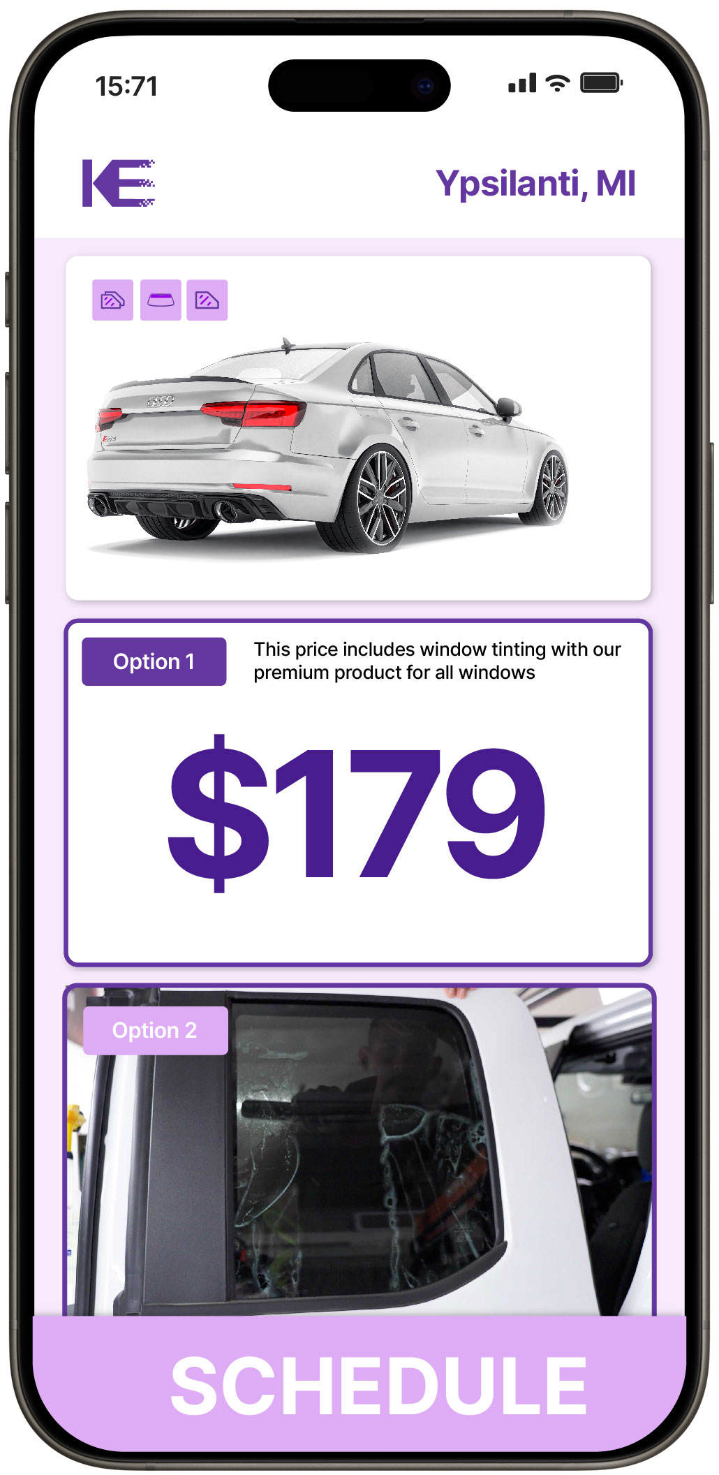 View Reasonable Car Window Tinting Prices in Ypsilanti, Michigan