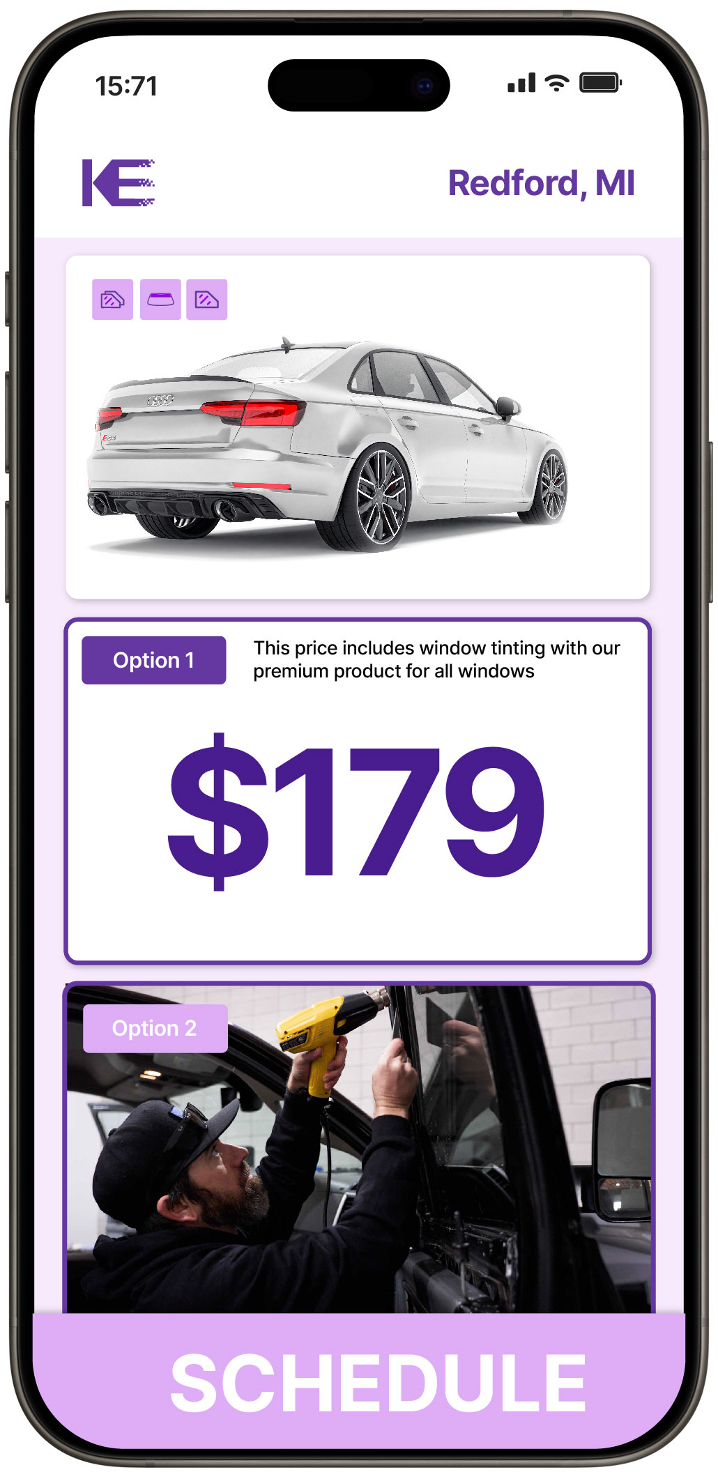 View Competitive Car Window Tinting Costs in Redford, Michigan