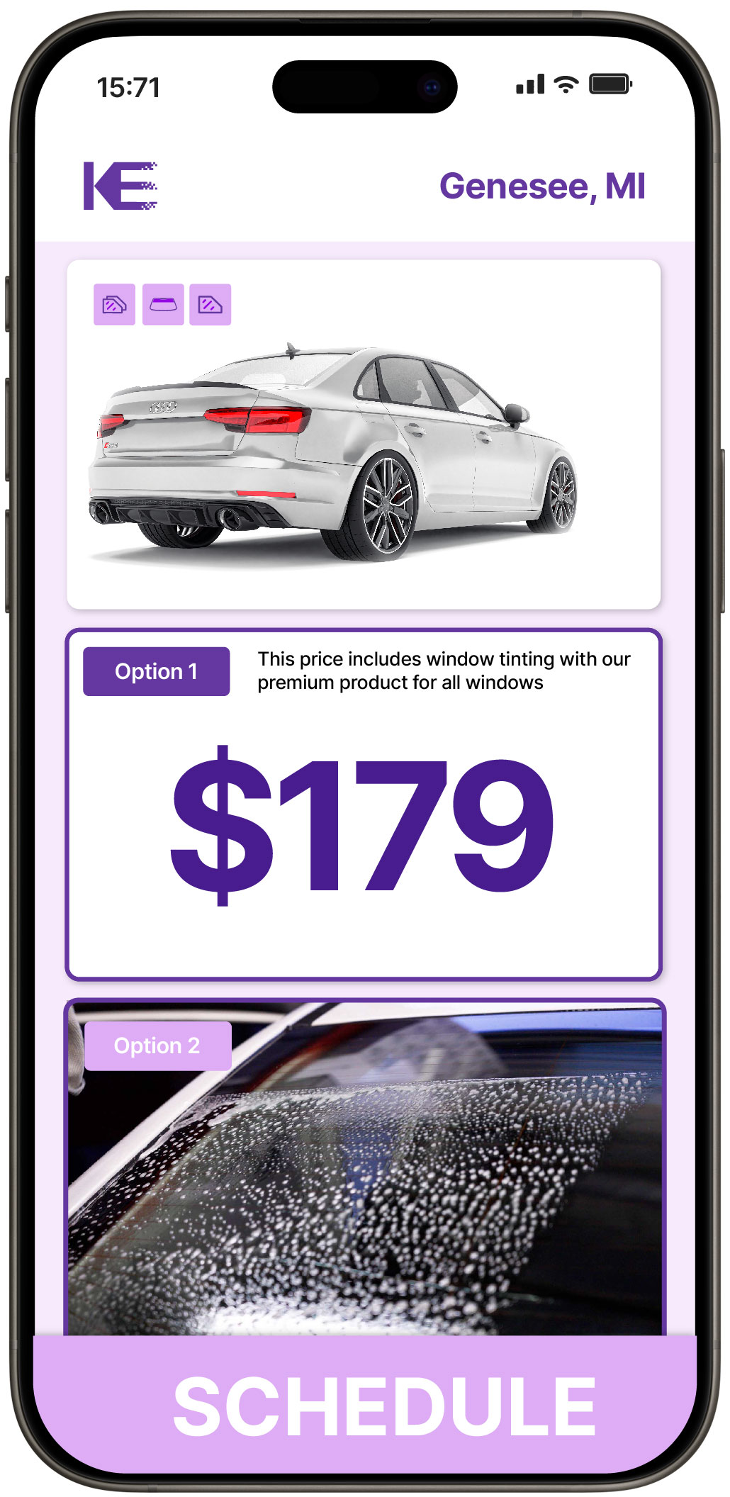 View Competitive Car Window Tinting Prices in Genesee, Michigan