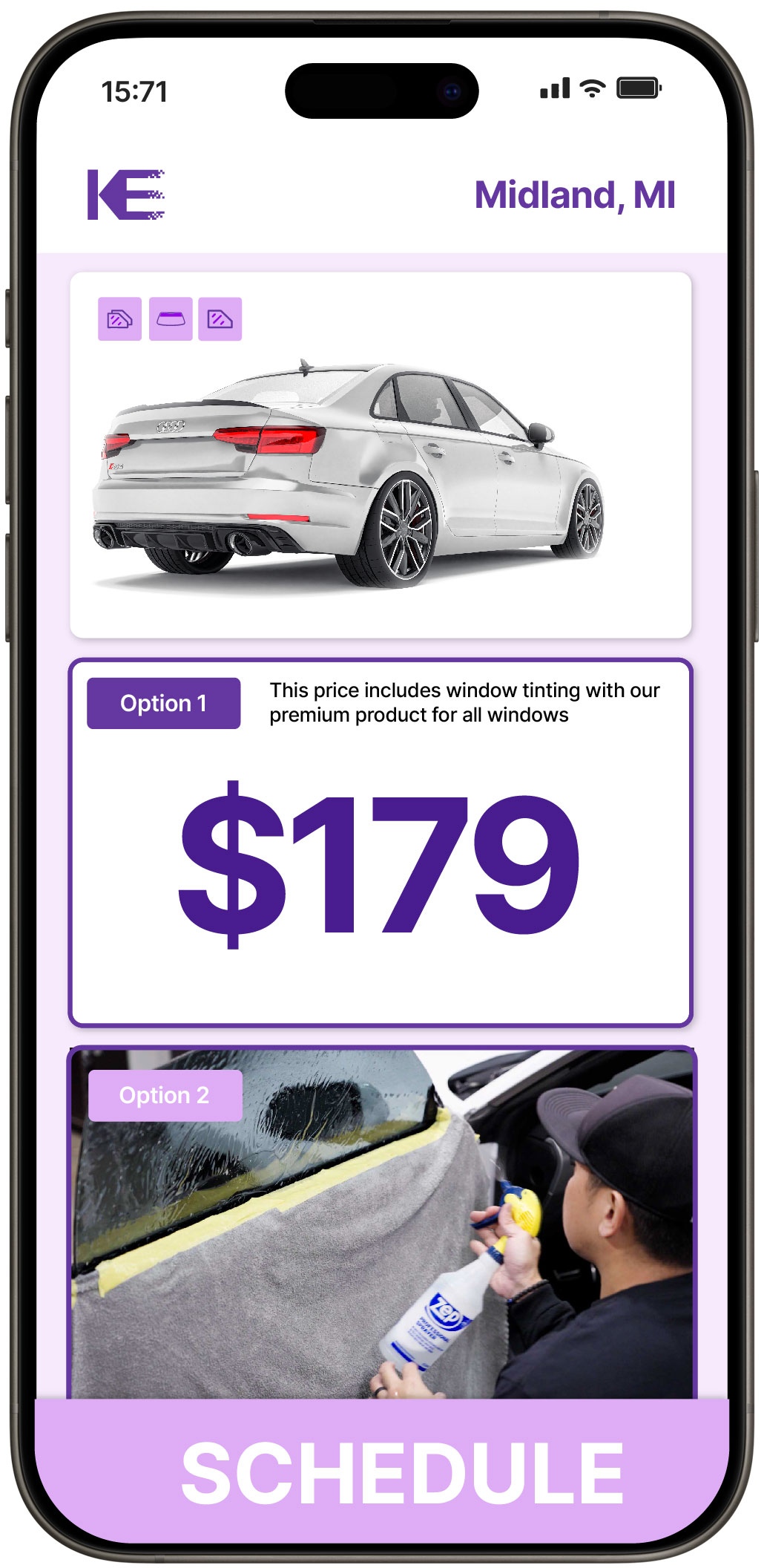 View Reasonable Car Window Tinting Costs in Midland, Michigan